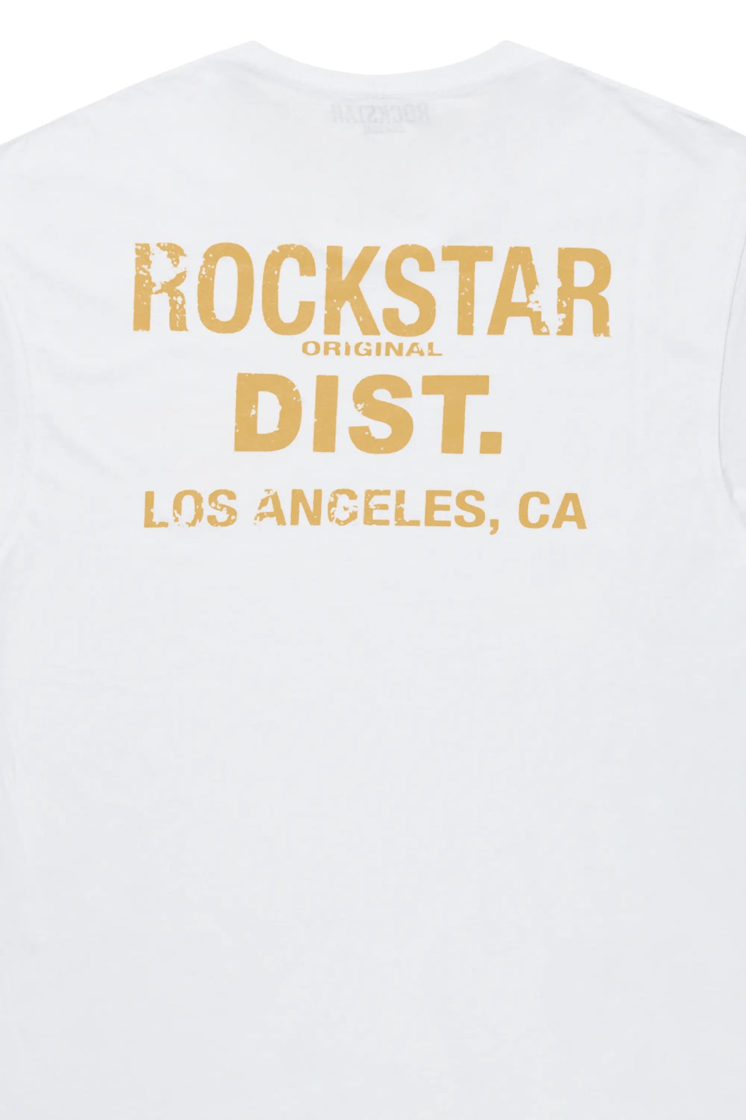 Dalasia White/Beige Oversized Tee