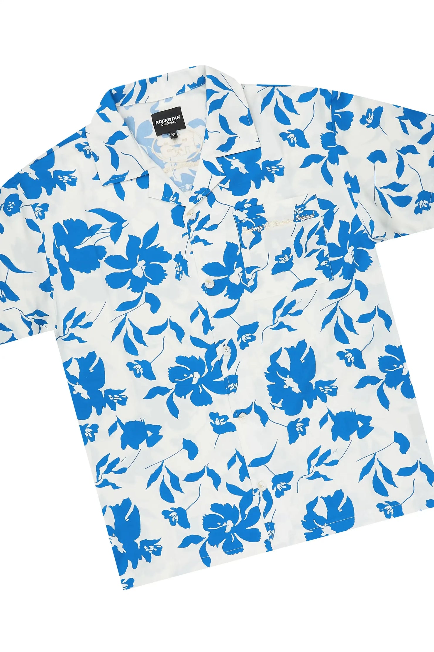 Puka Light Blue Button Down Shirt/Short Set