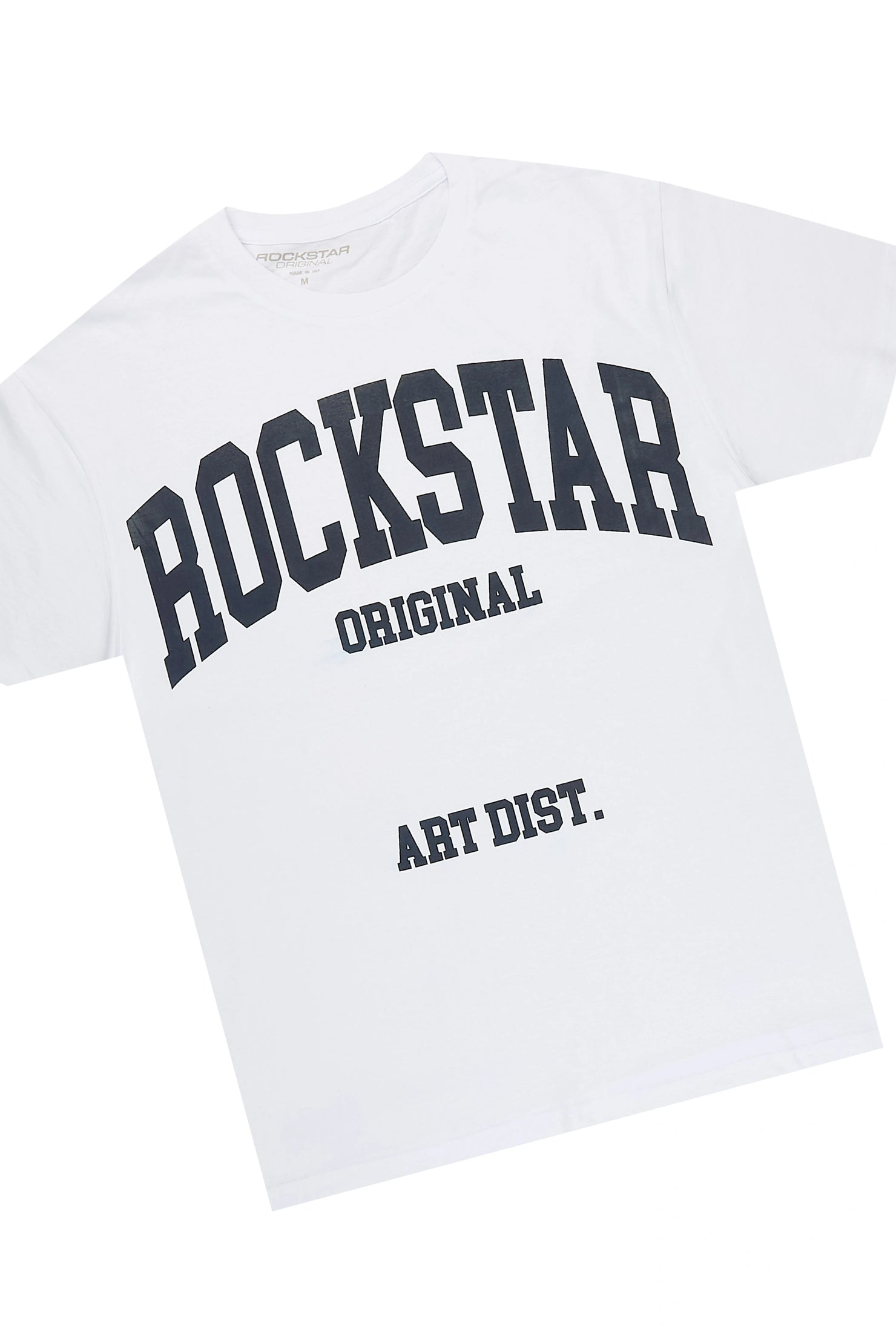 Nelly 2.0 White/Navy T-Shirt/Relaxed Track Set