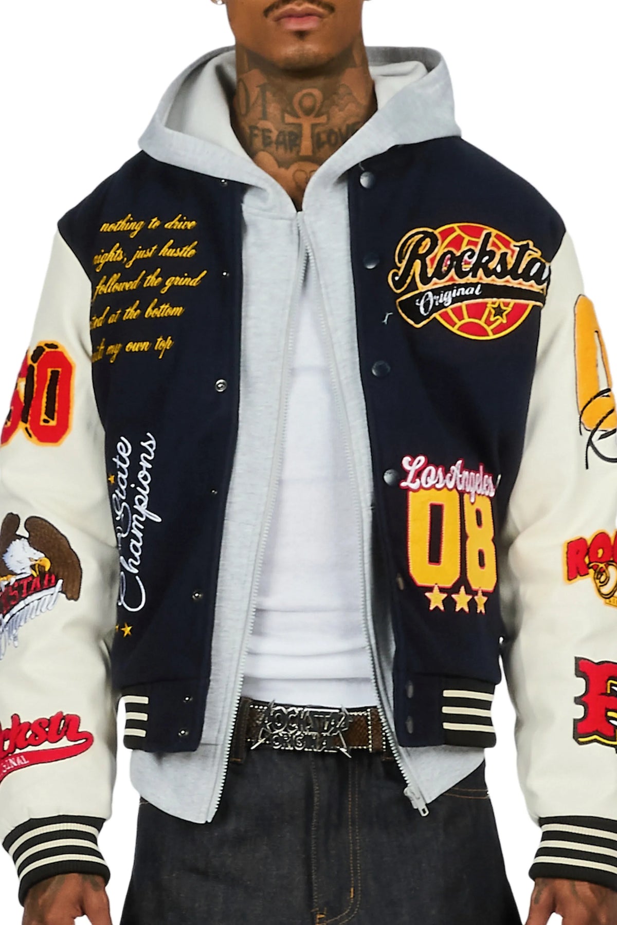 Griffith Navy Varsity Jacket