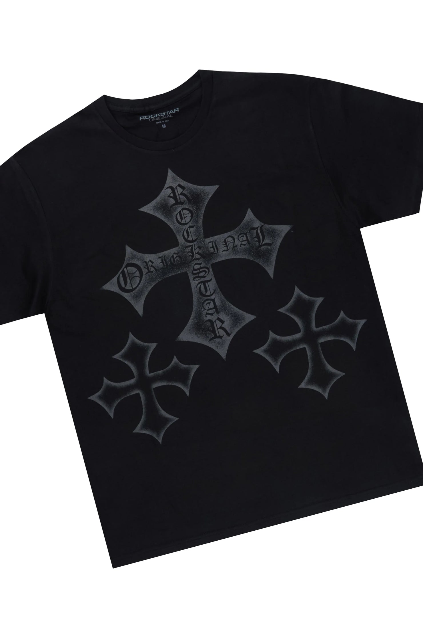 Tangia Black/Black T-Shirt Relaxed Fit Track Set