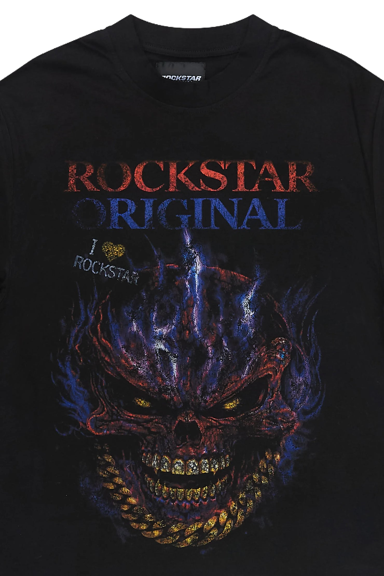 Boys Rudra Black Graphic T-Shirt