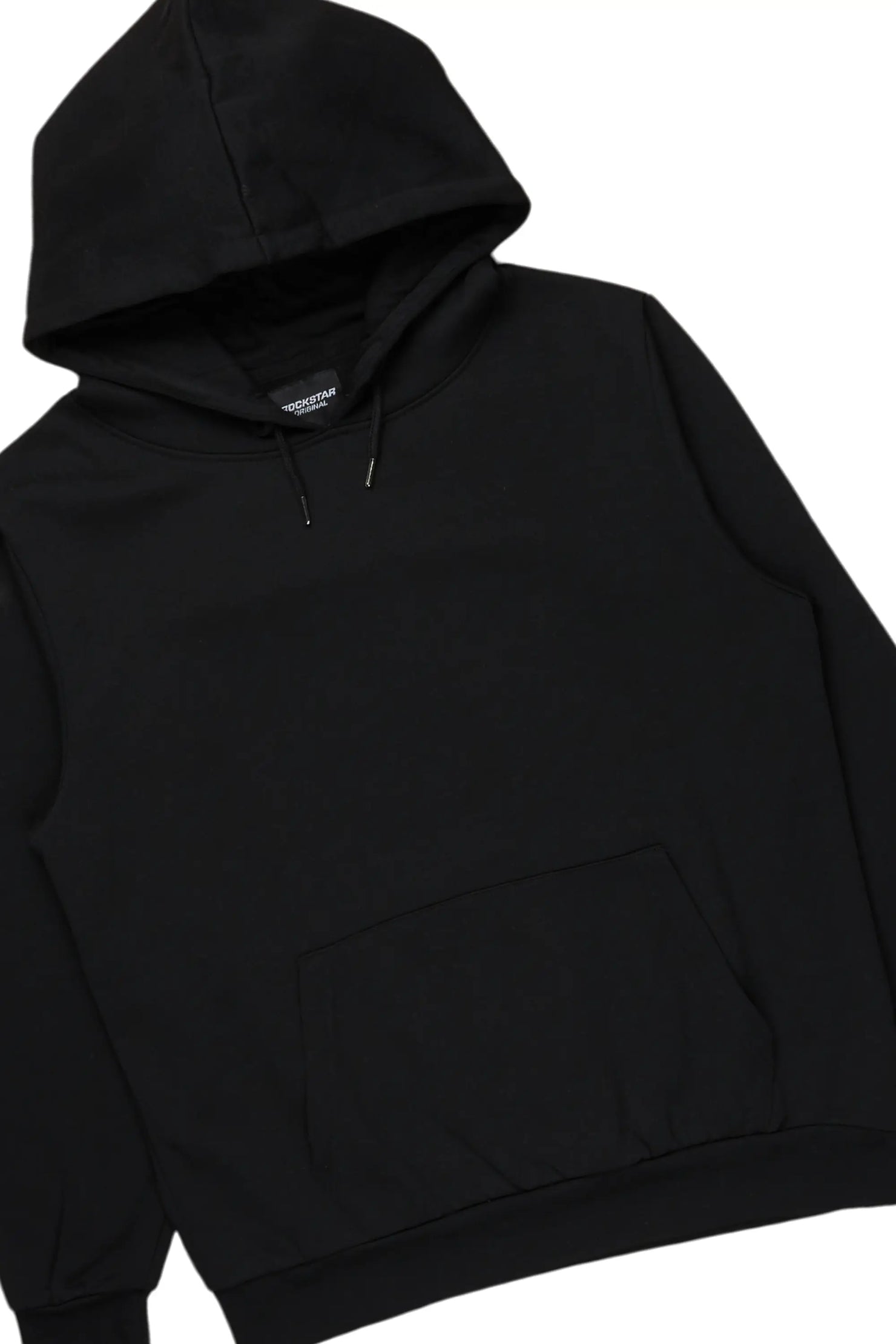Basic Black Hoodie/Slim Fit Track Set