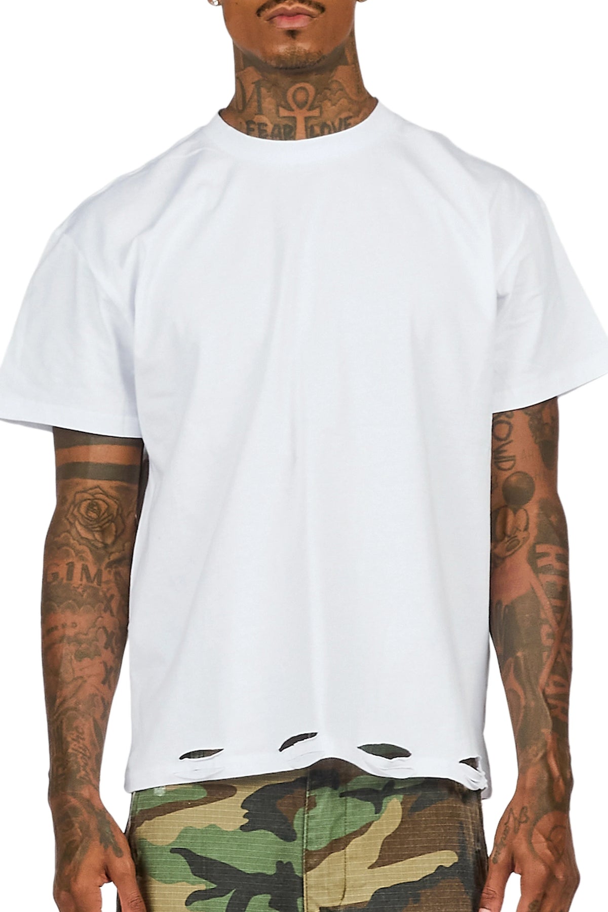 Kalix White Oversized Graphic T-Shirt