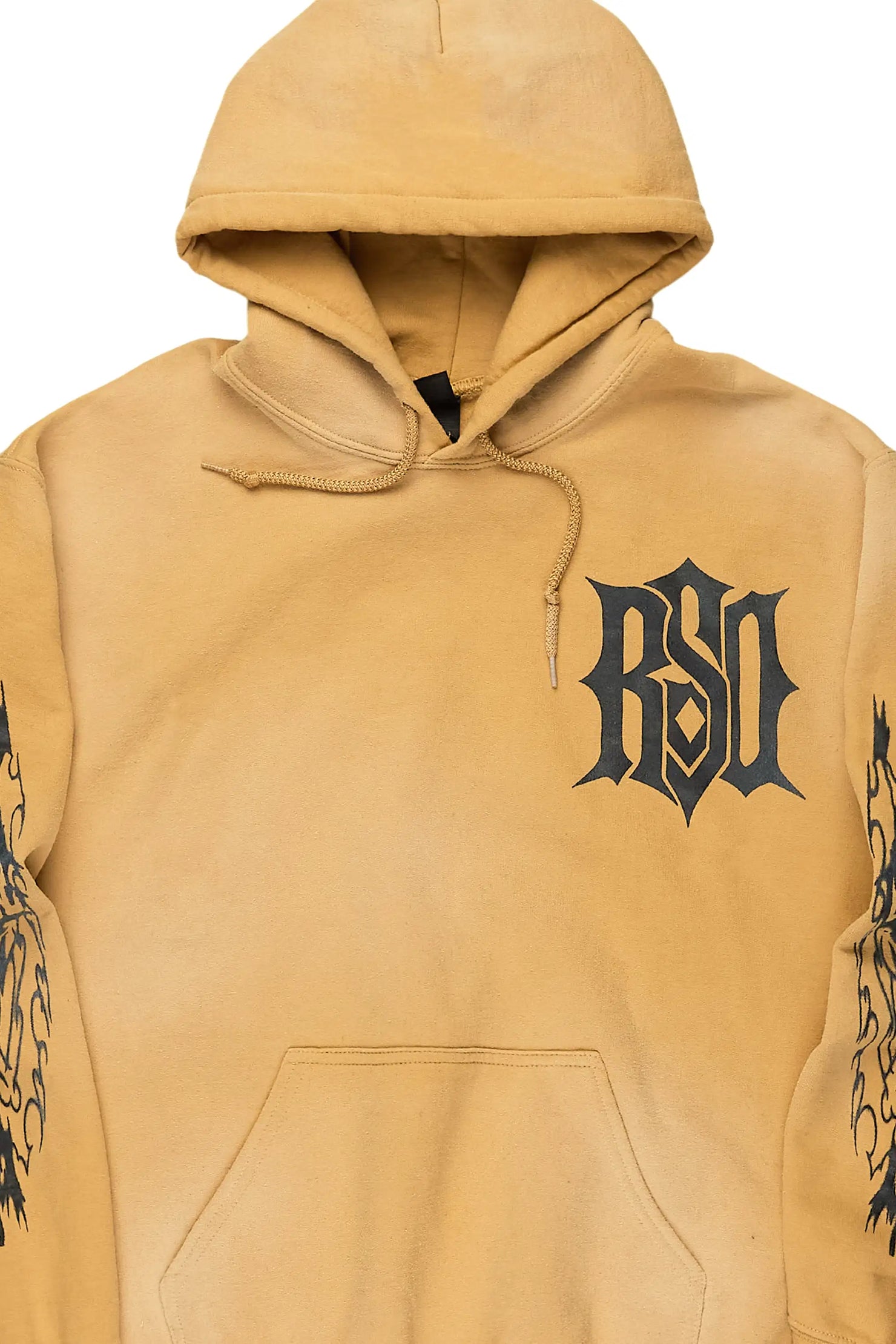 Sebrina Gold Graphic Hoodie