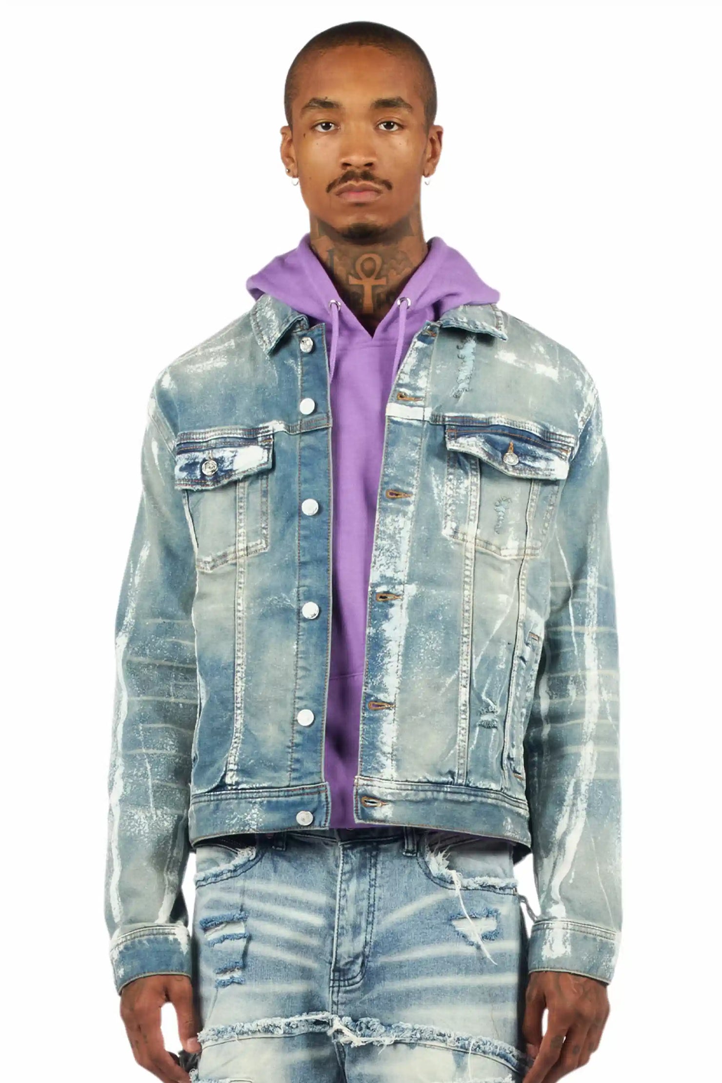 Ozzie Dark Blue Denim Jacket