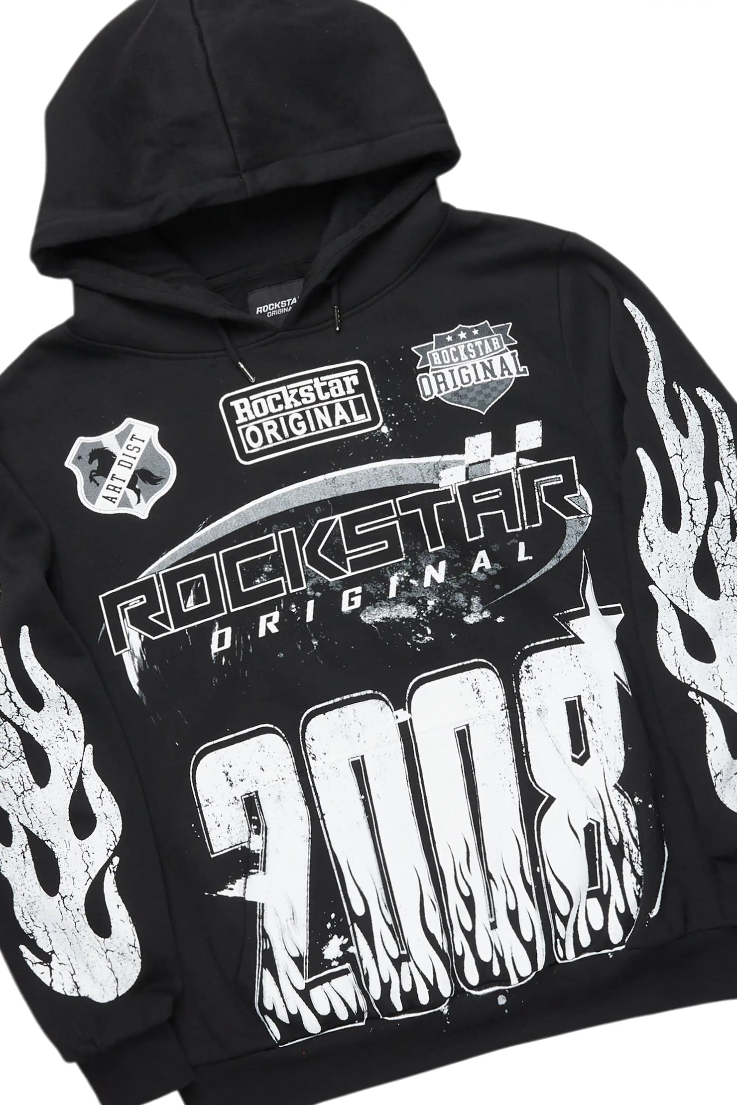 Amos Black Hoodie/Baggy Track Pant Set