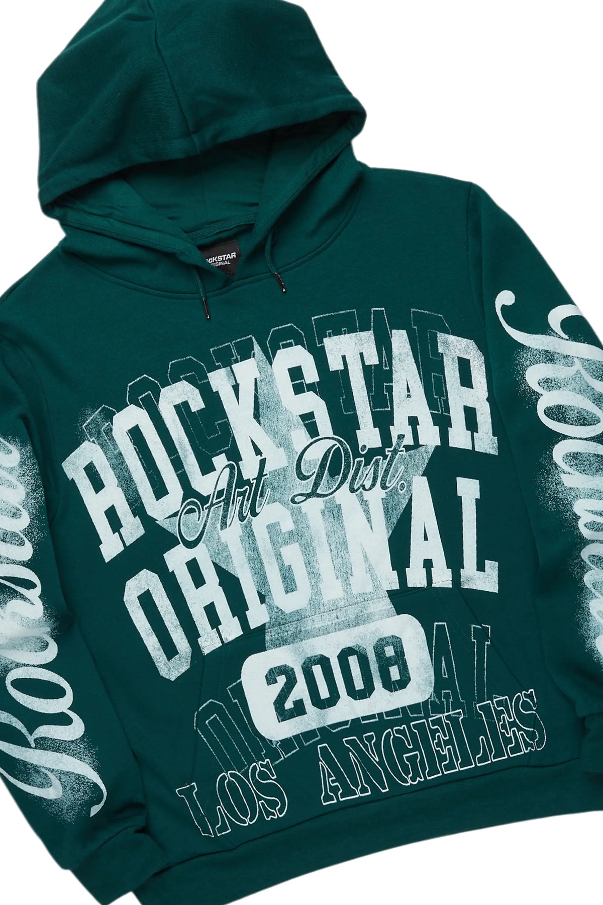 Greil Dark Green Graphic Hoodie