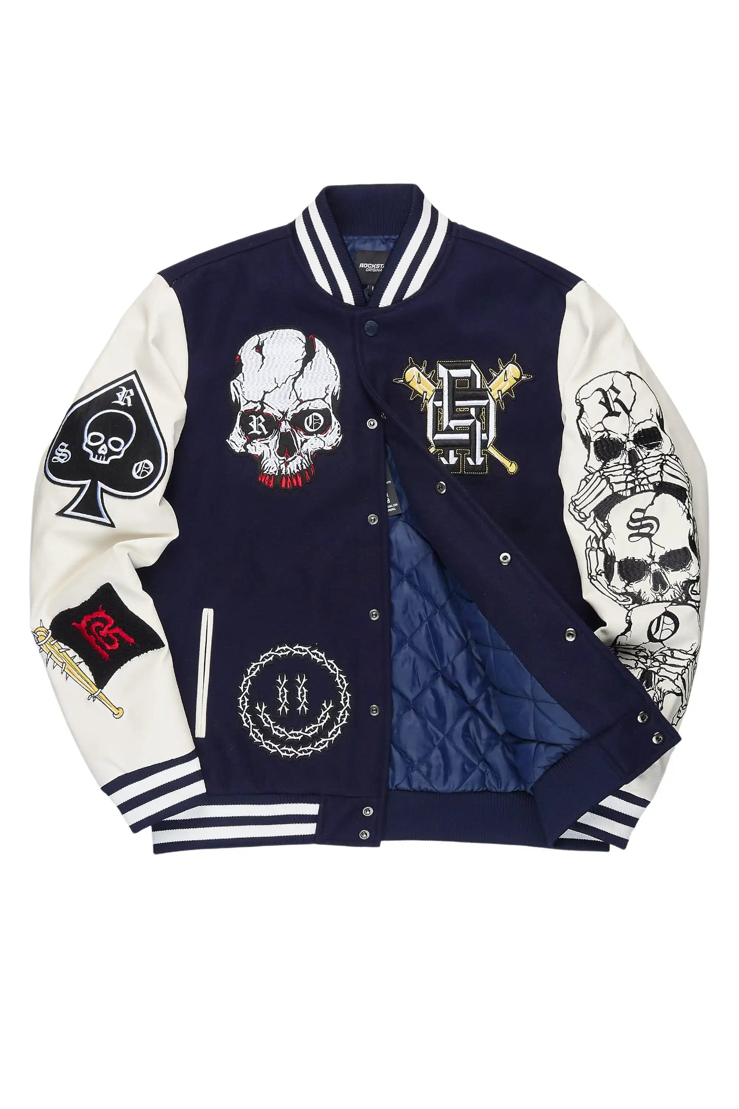 Blaze Navy Varsity Jacket