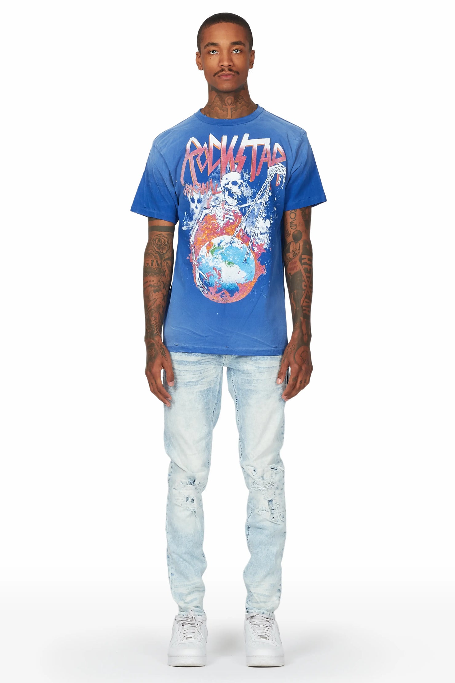 Vinny Beach Blue Stretch Jean
