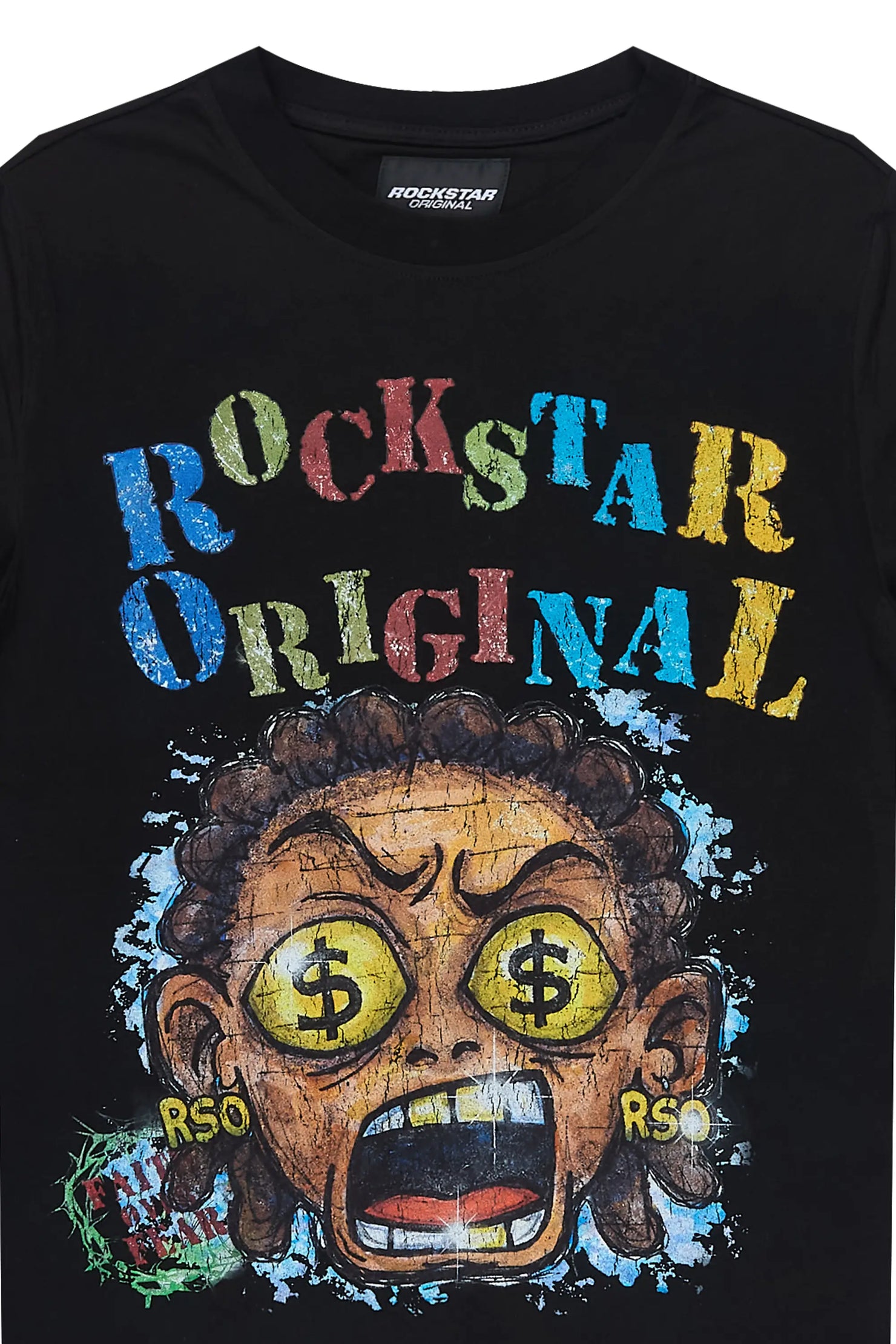 Boys Jagger Black Graphic T-Shirt