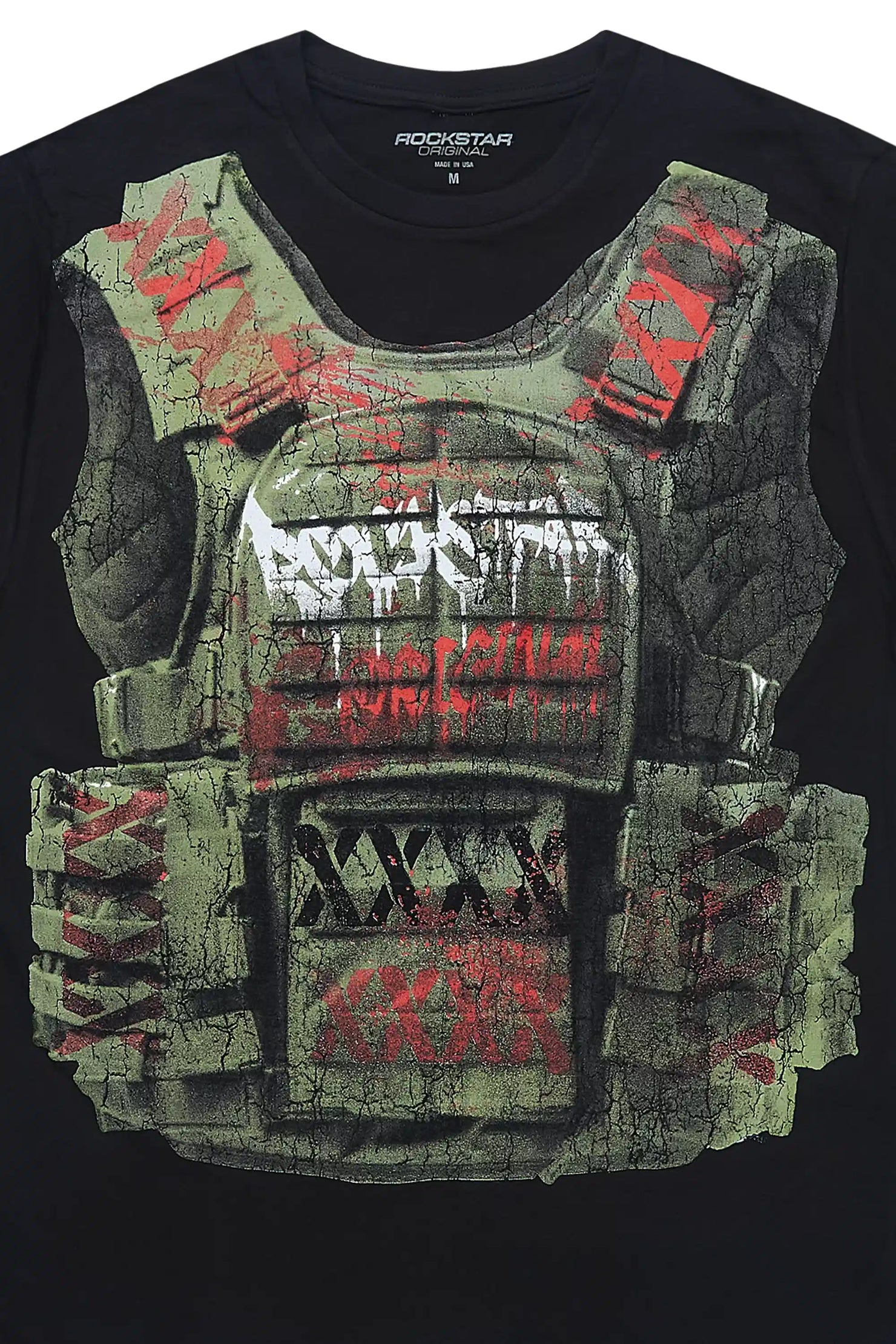 Reilly Black Graphic T-Shirt