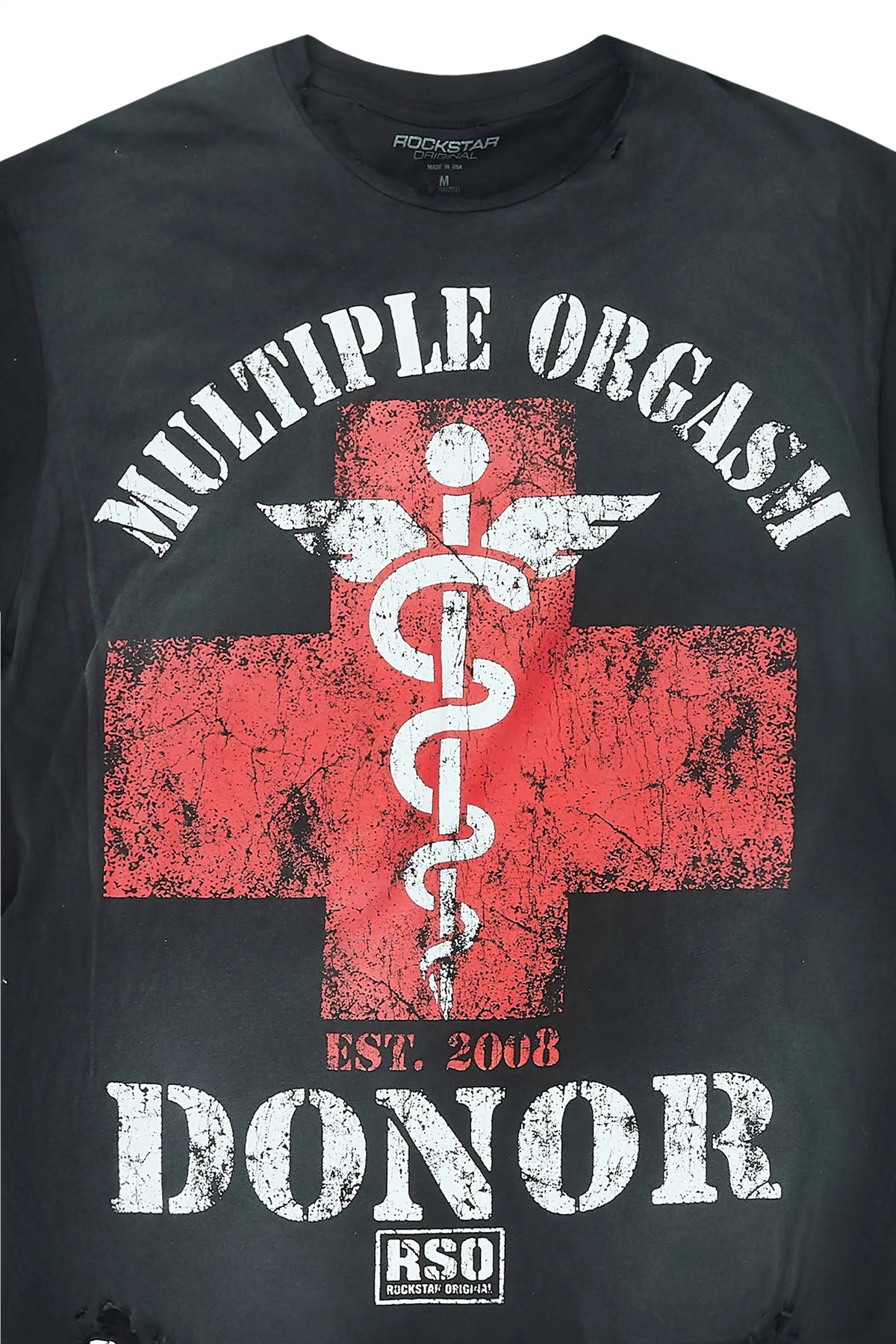 Nixxia Black Graphic T-Shirt