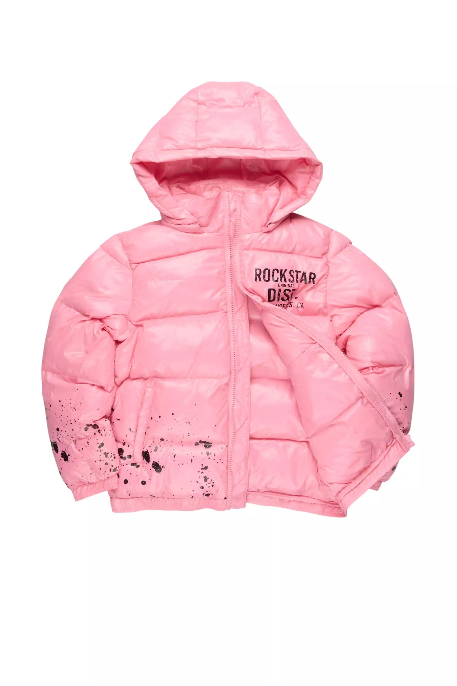 Girls Art Dist. 2.0 Pink Puffer Jacket