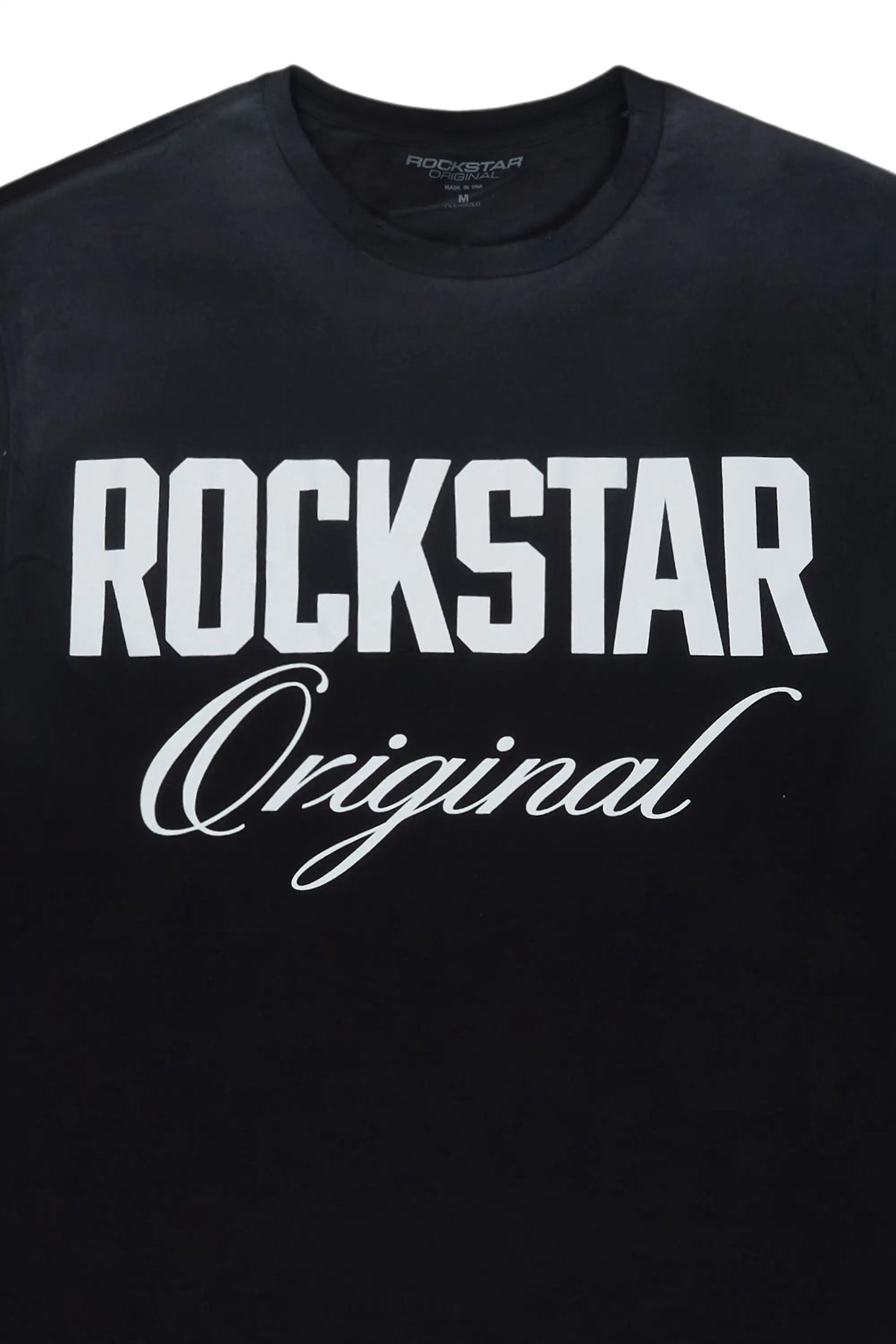 Jett Black Oversized Graphic T-Shirt