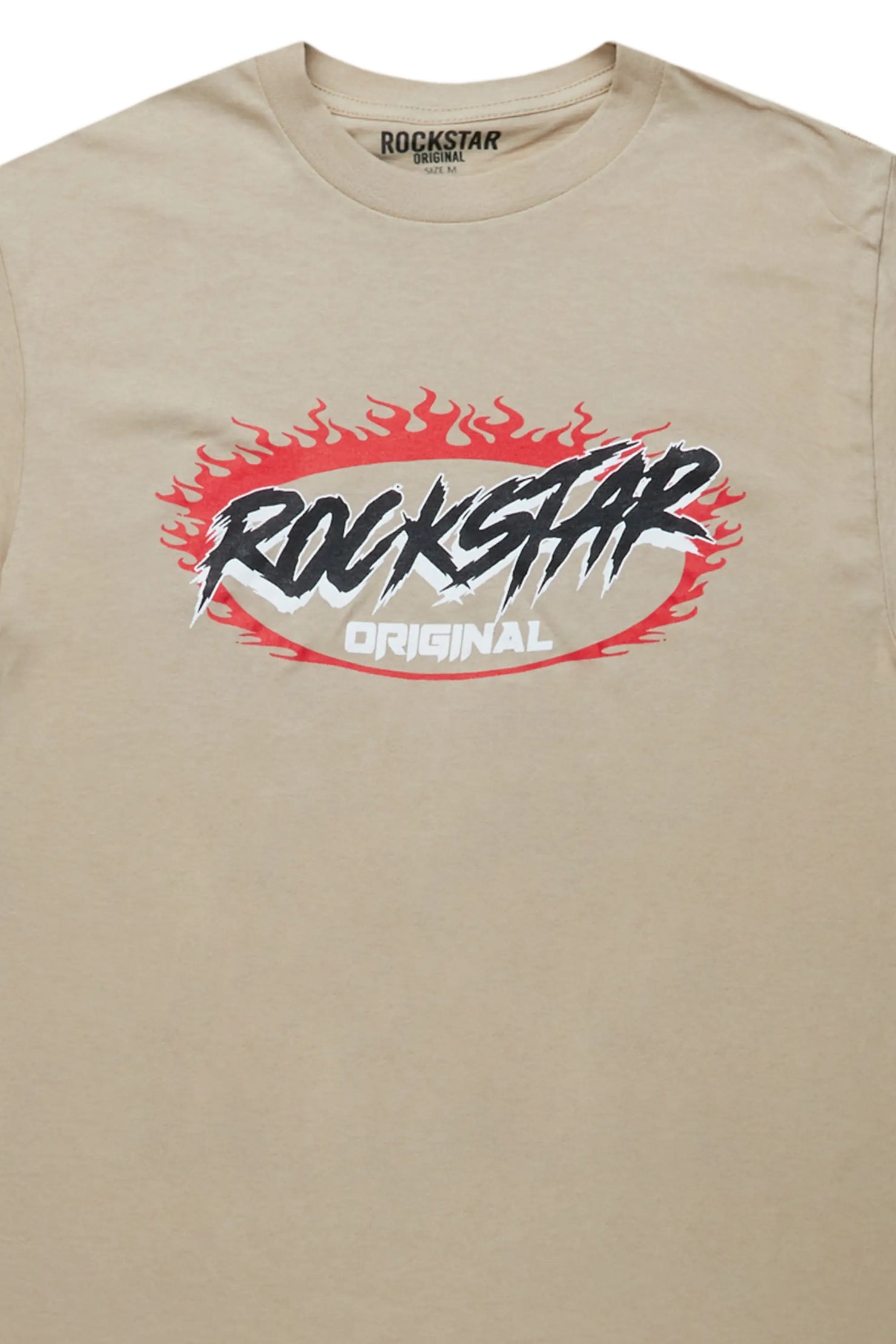 Aviana Beige Oversized T-Shirt