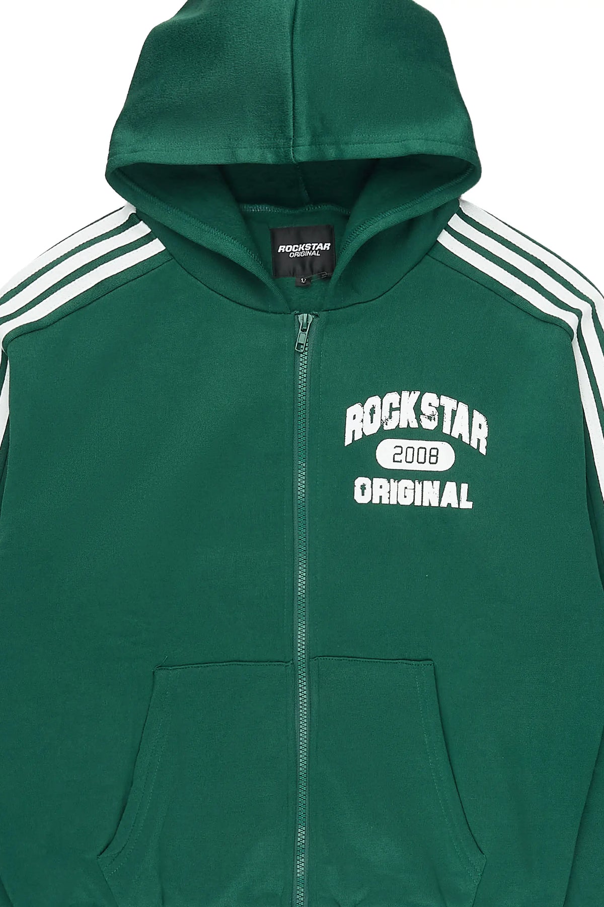 Girls Tyllaia Green Zip Up Hoodie
