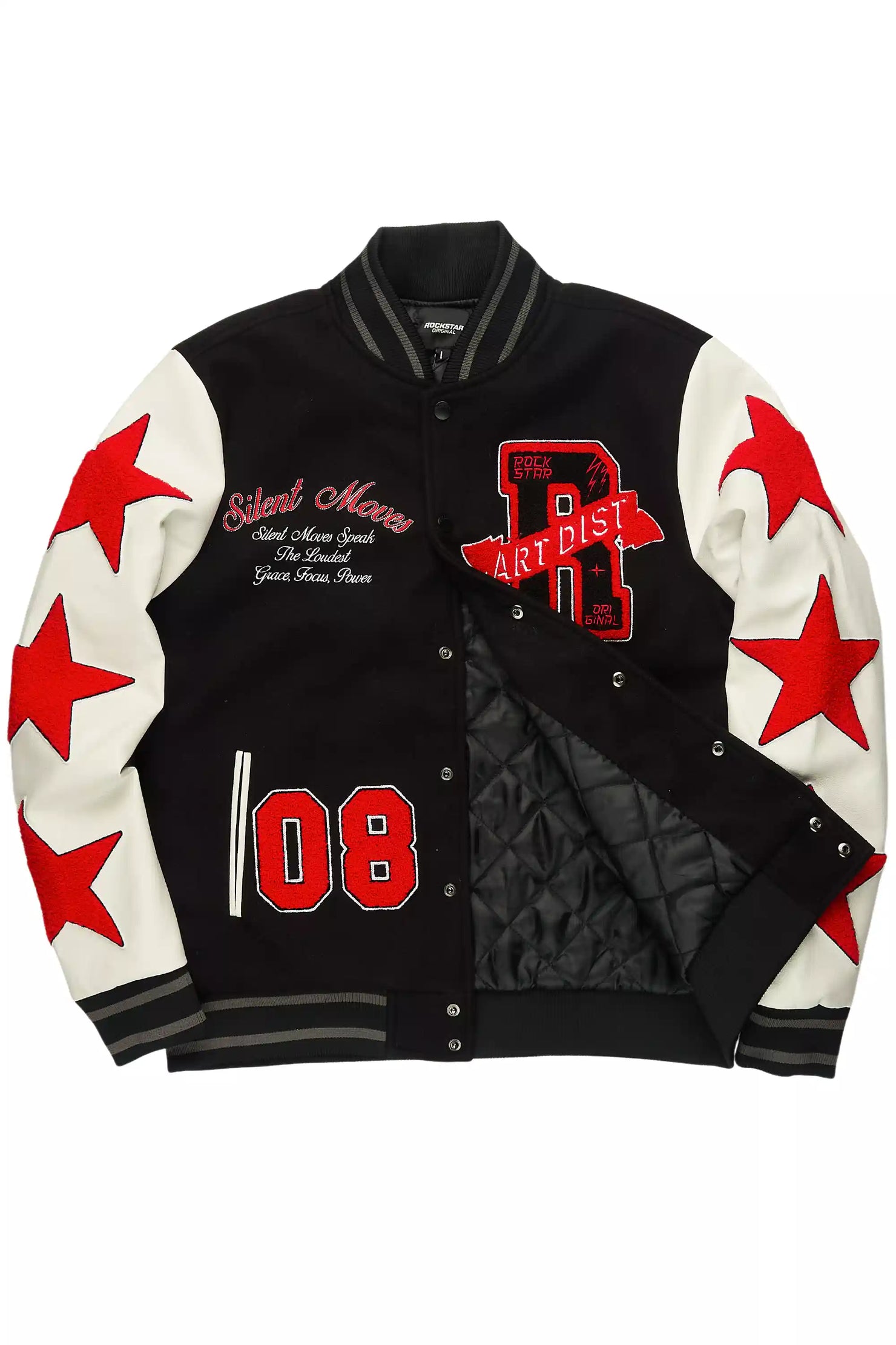 Zadok Black Varsity Jacket