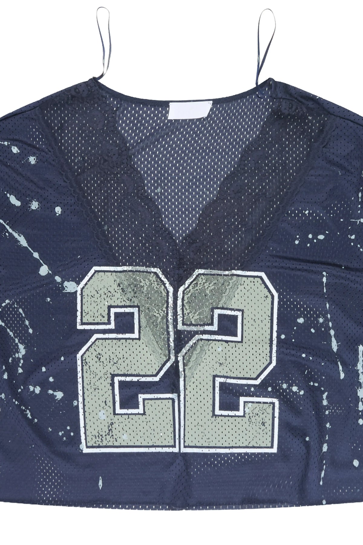 Sybrina Navy Painted Jersey