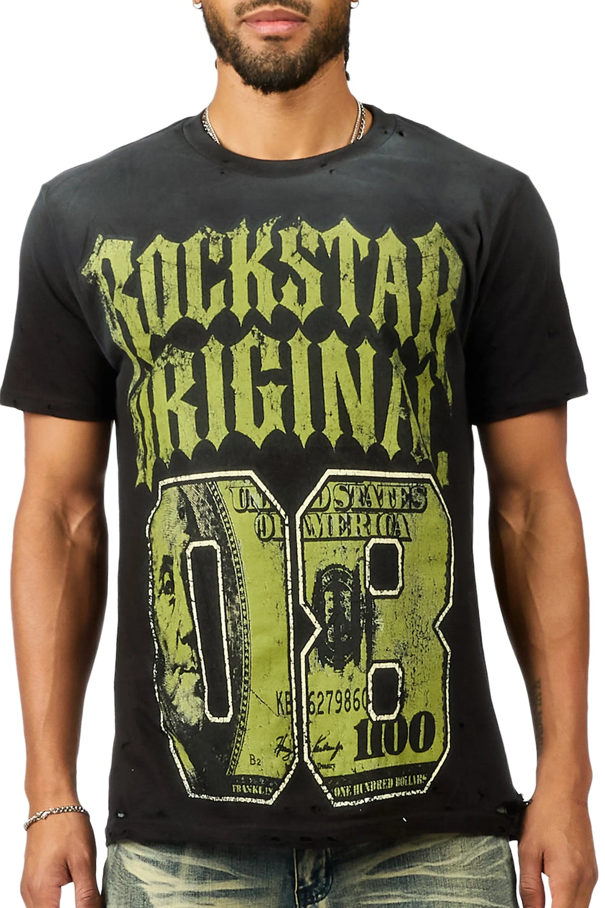 Cartez Black Oversized Graphic T-Shirt