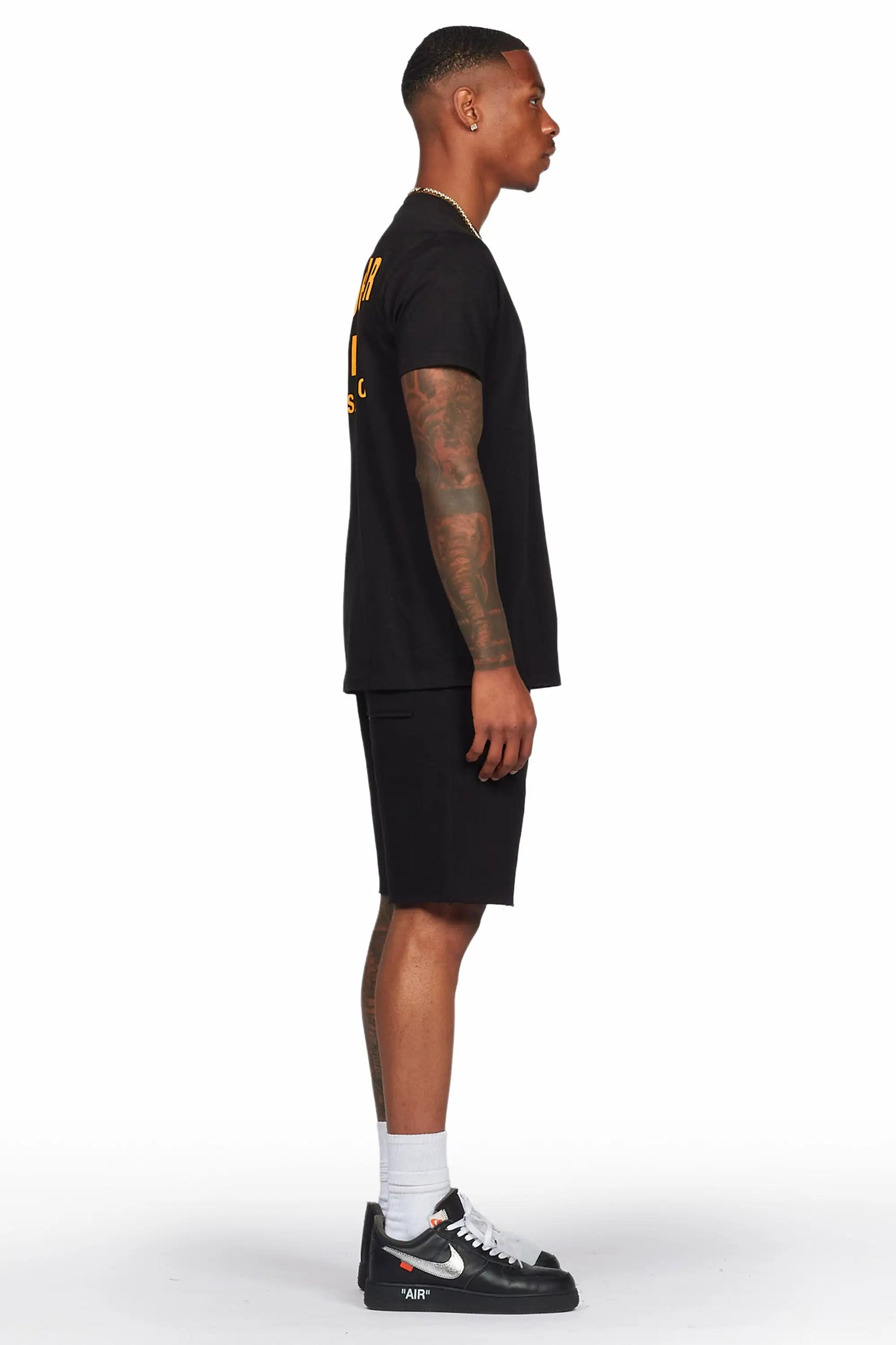 Lake Black T-Shirt/Short Set