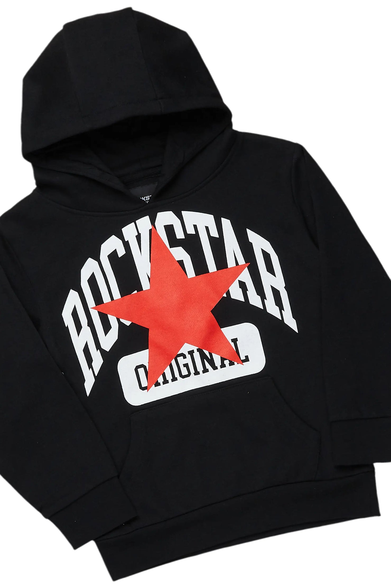 Boys Mallo Black Baggy Fit Pant Set