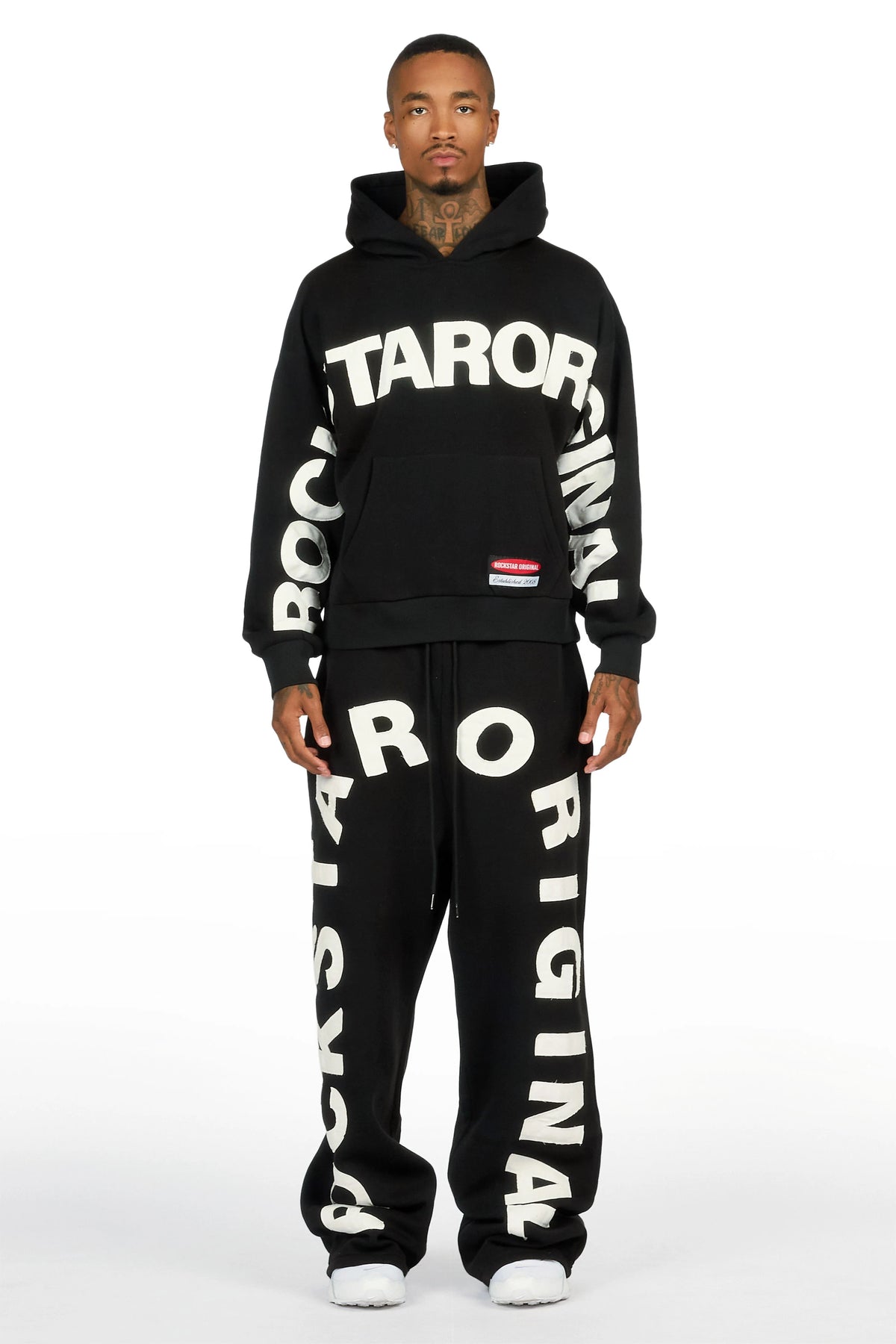 Kirin Black Hoodie/Baggy Pant Track Set
