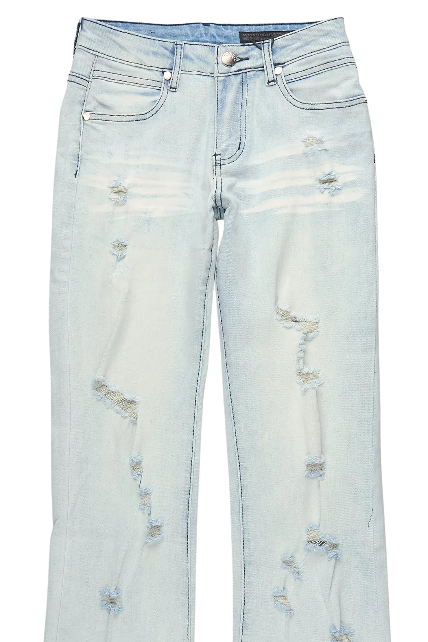 Boys Stellan Blue Stacked Flare Jean