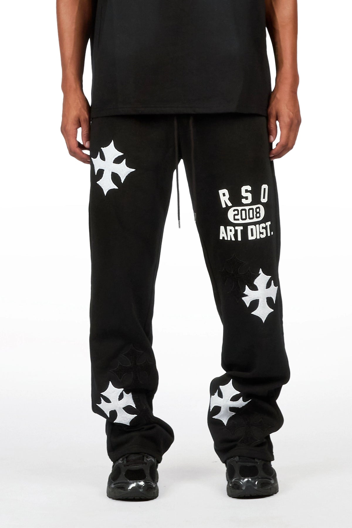 Acacius Black Relaxed Pant
