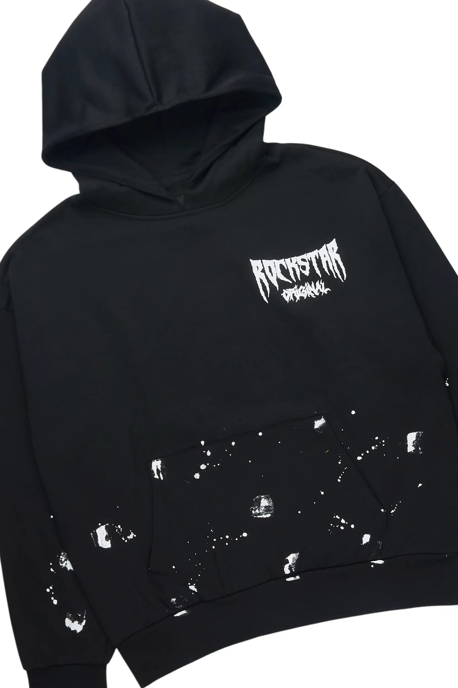 Twinkle Black/White Hoodie Relaxed Track Set