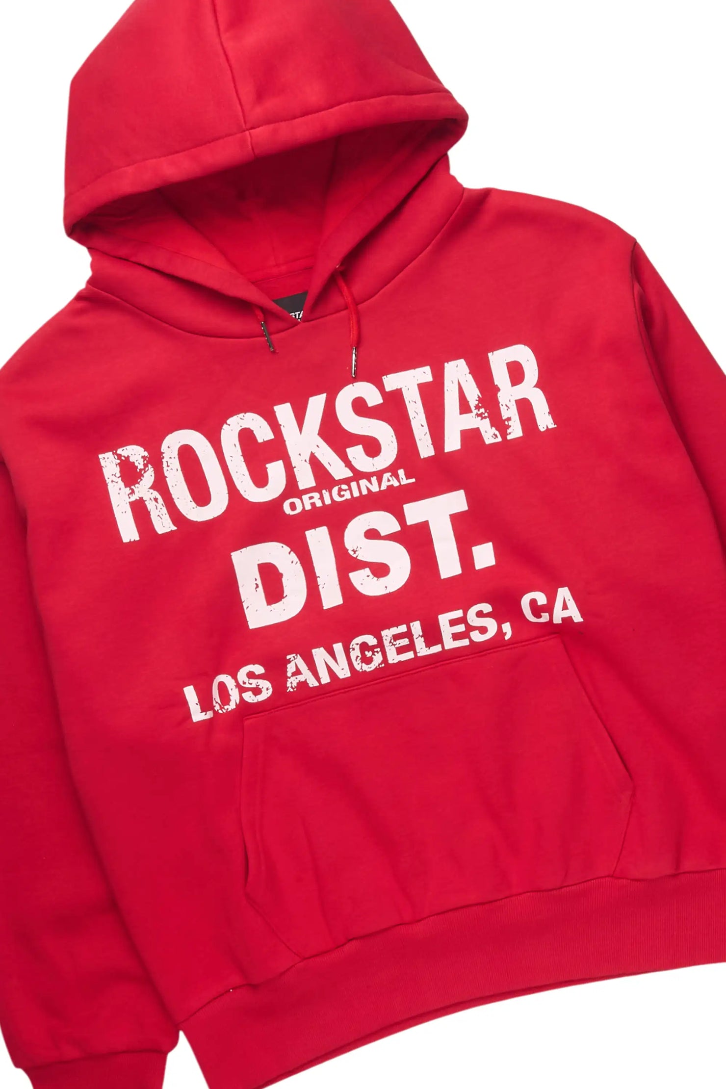 Saxon Red/Tint Hoodie/Stacked Flare Jean Set