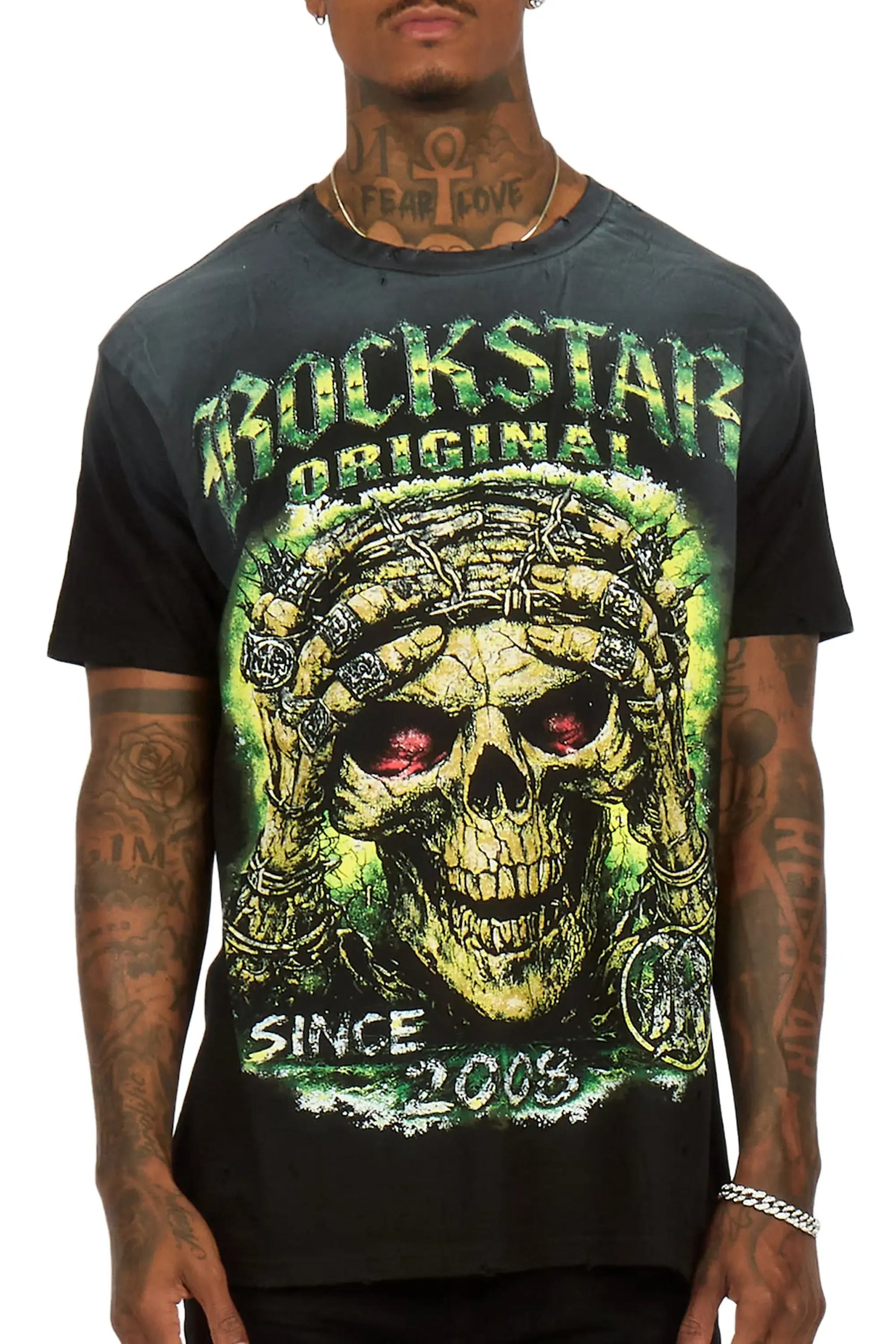 Mack Black Oversized Graphic T-Shirt