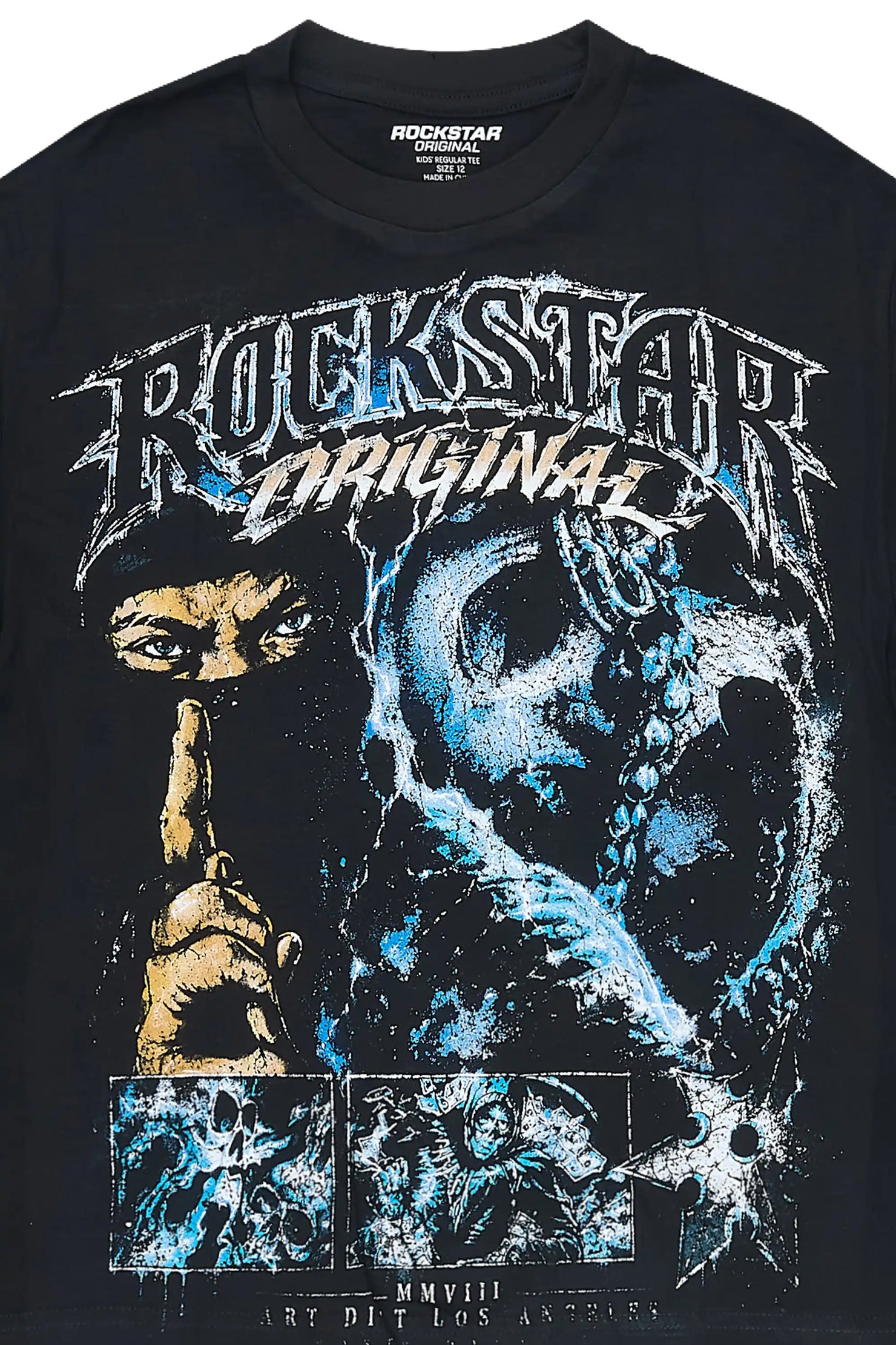 Boys Kordell Black Graphic T-Shirt