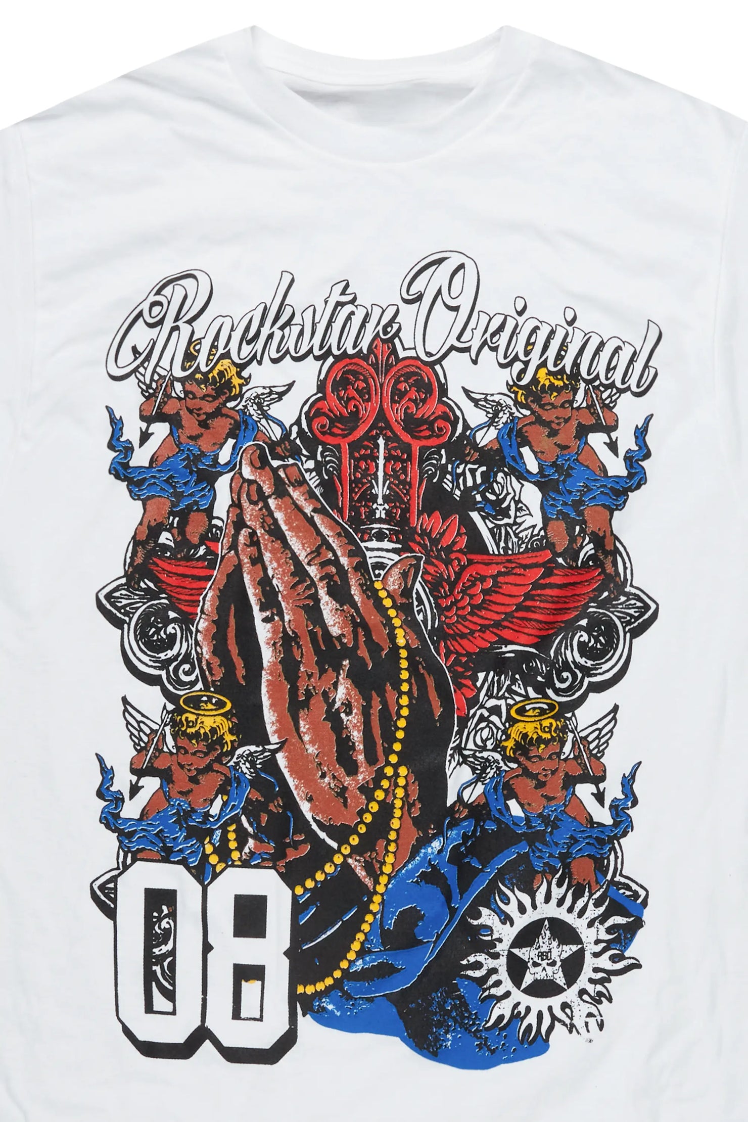 Slab White Graphic T-Shirt