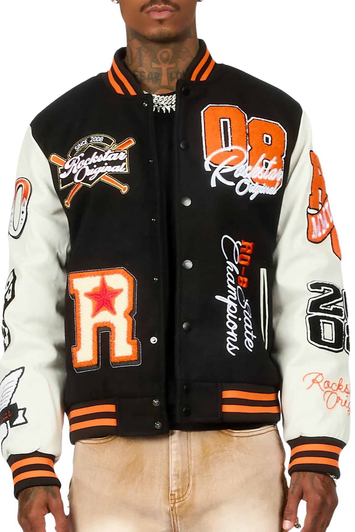 Forbidden Black Varsity Jacket