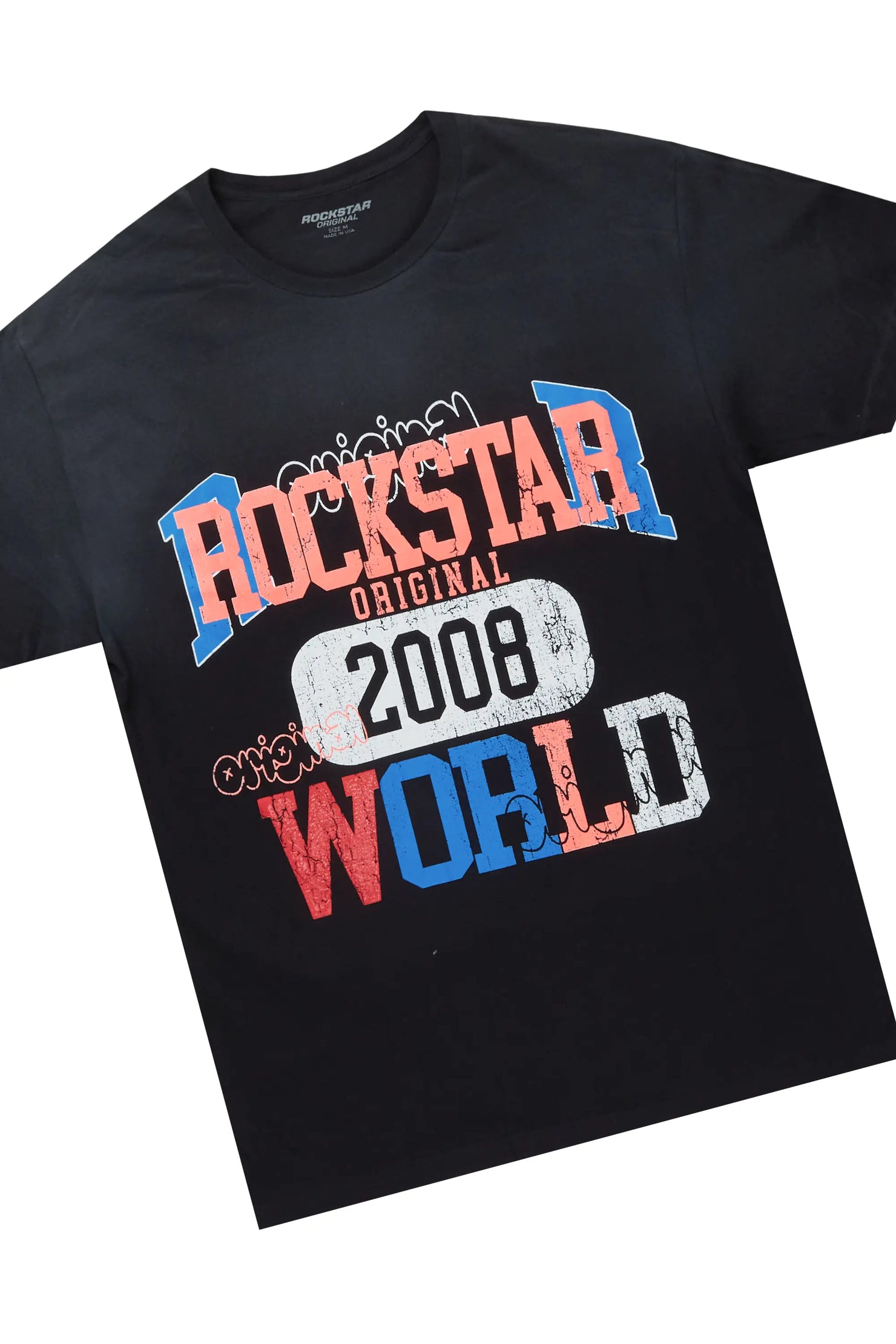 Lemar Black T-Shirt/Super Stacked Flare Track Set