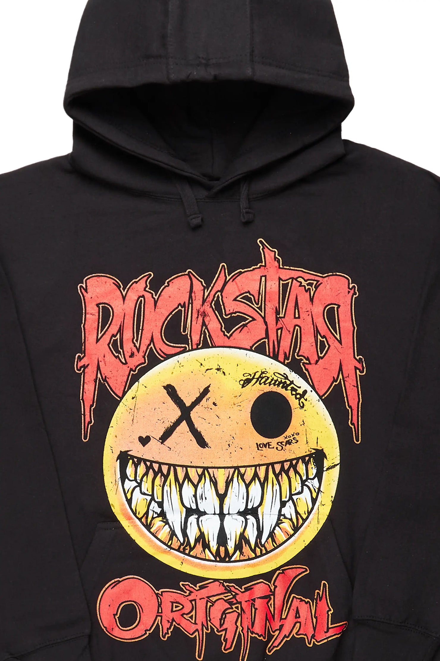 Fraust Black Graphic Hoodie