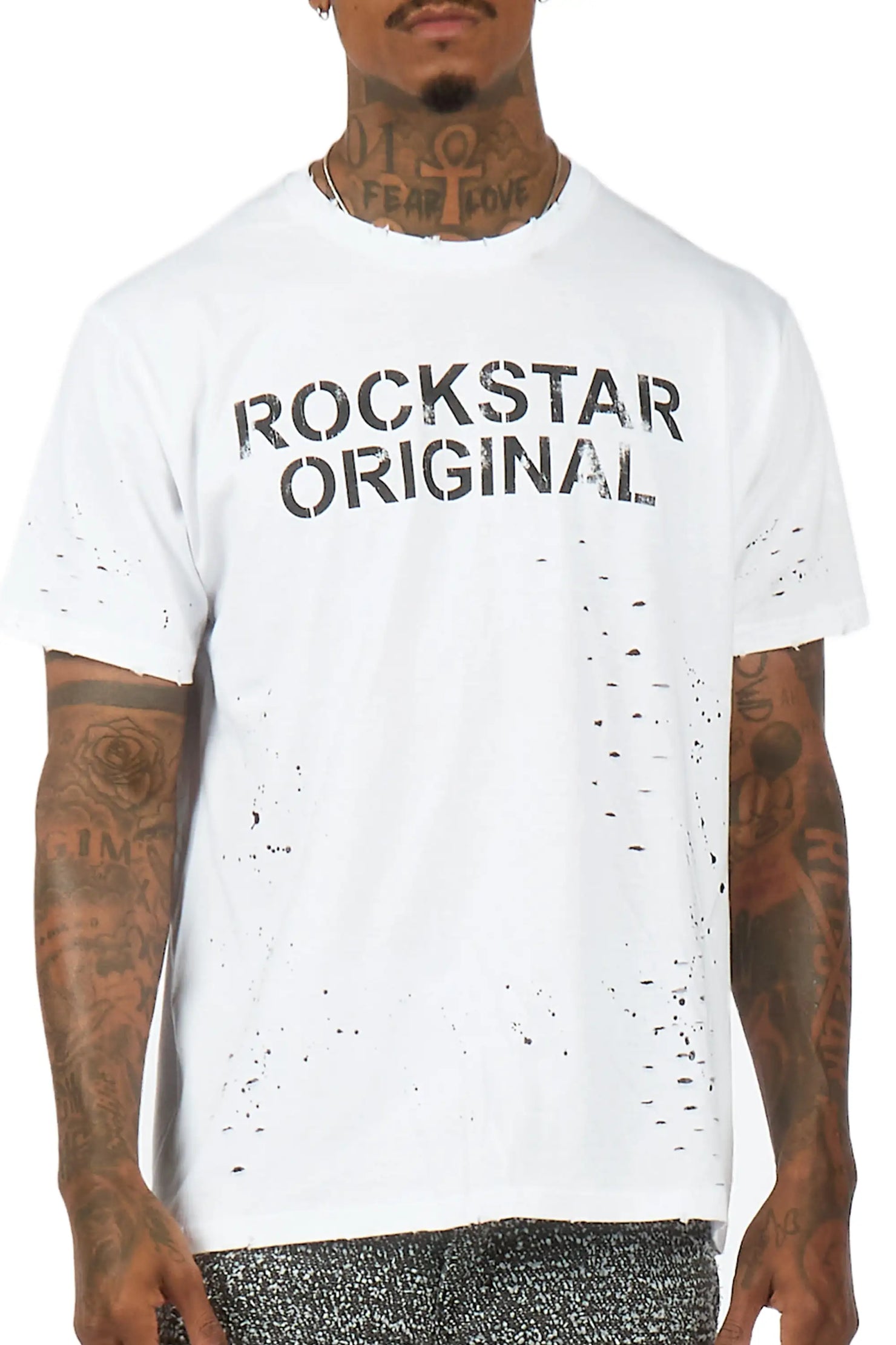 Reign White Oversized Graphic T-Shirt