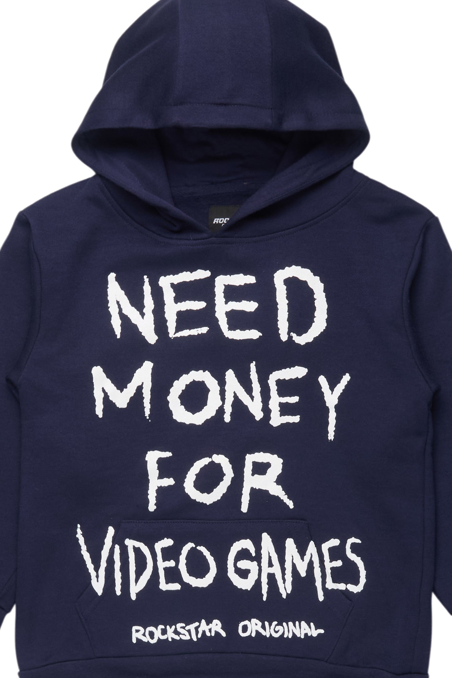 Boys M4 Video Games Navy/White Graphic Hoodie