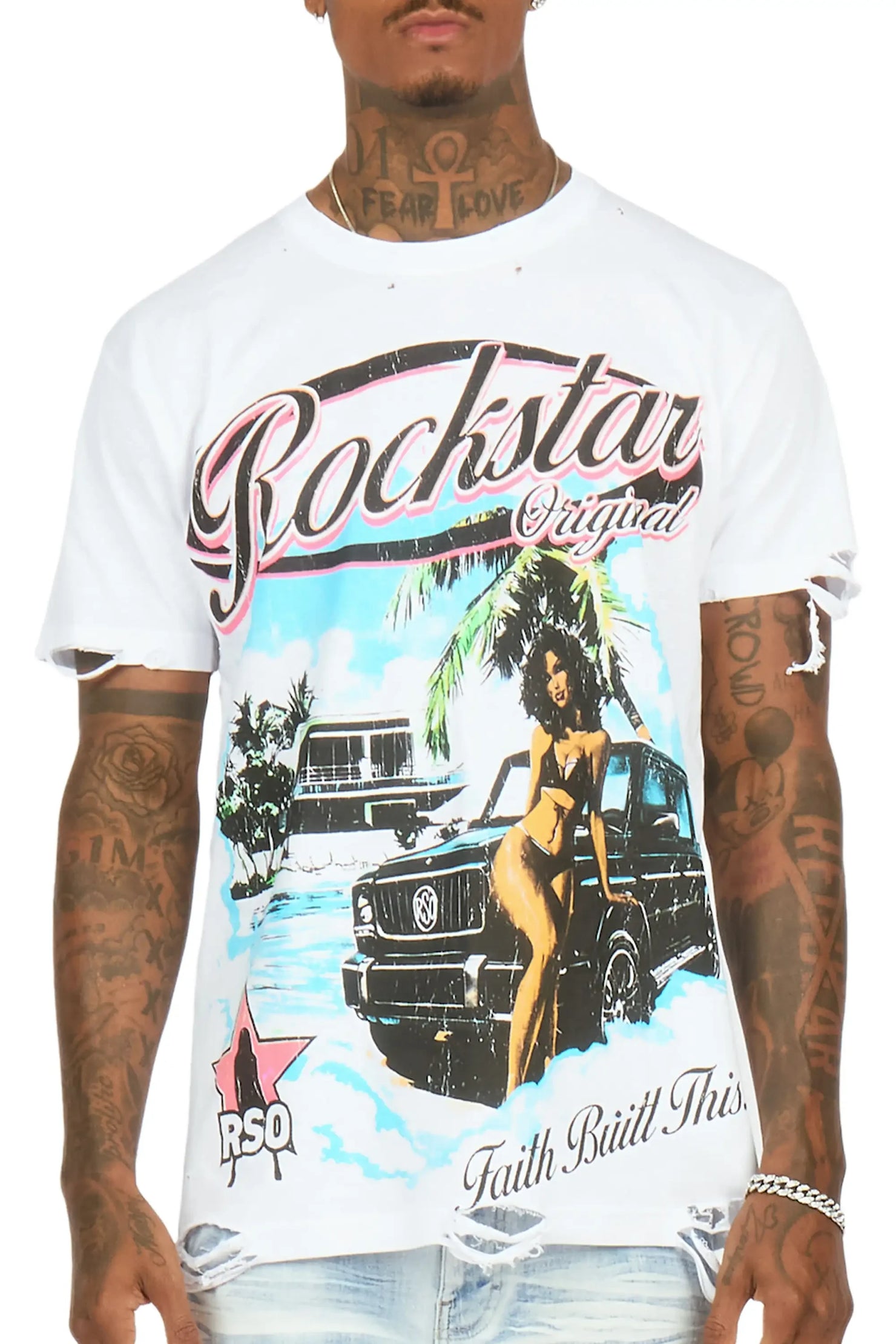 Murrell White Oversized T-Shirt