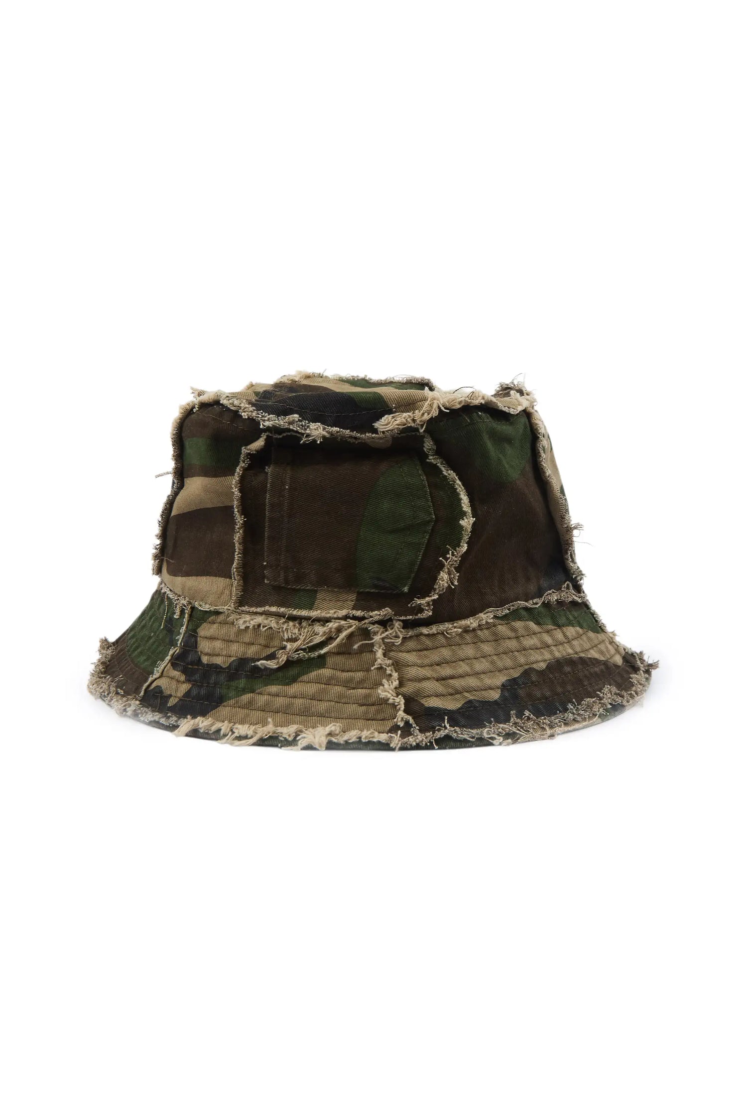 Ivo Faded Camo Patchwork Bucket Hat
