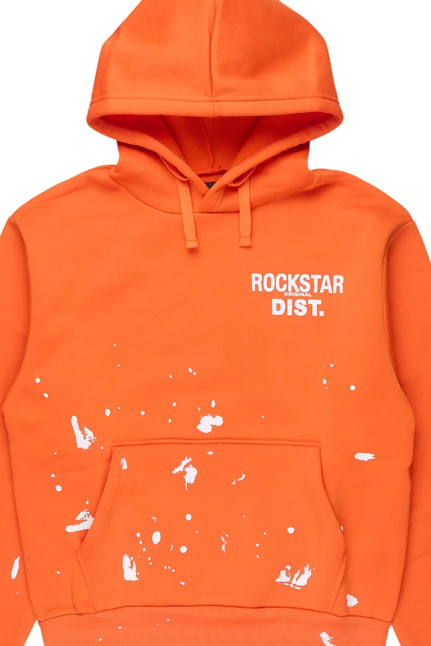 Nylia Orange Oversized Hoodie