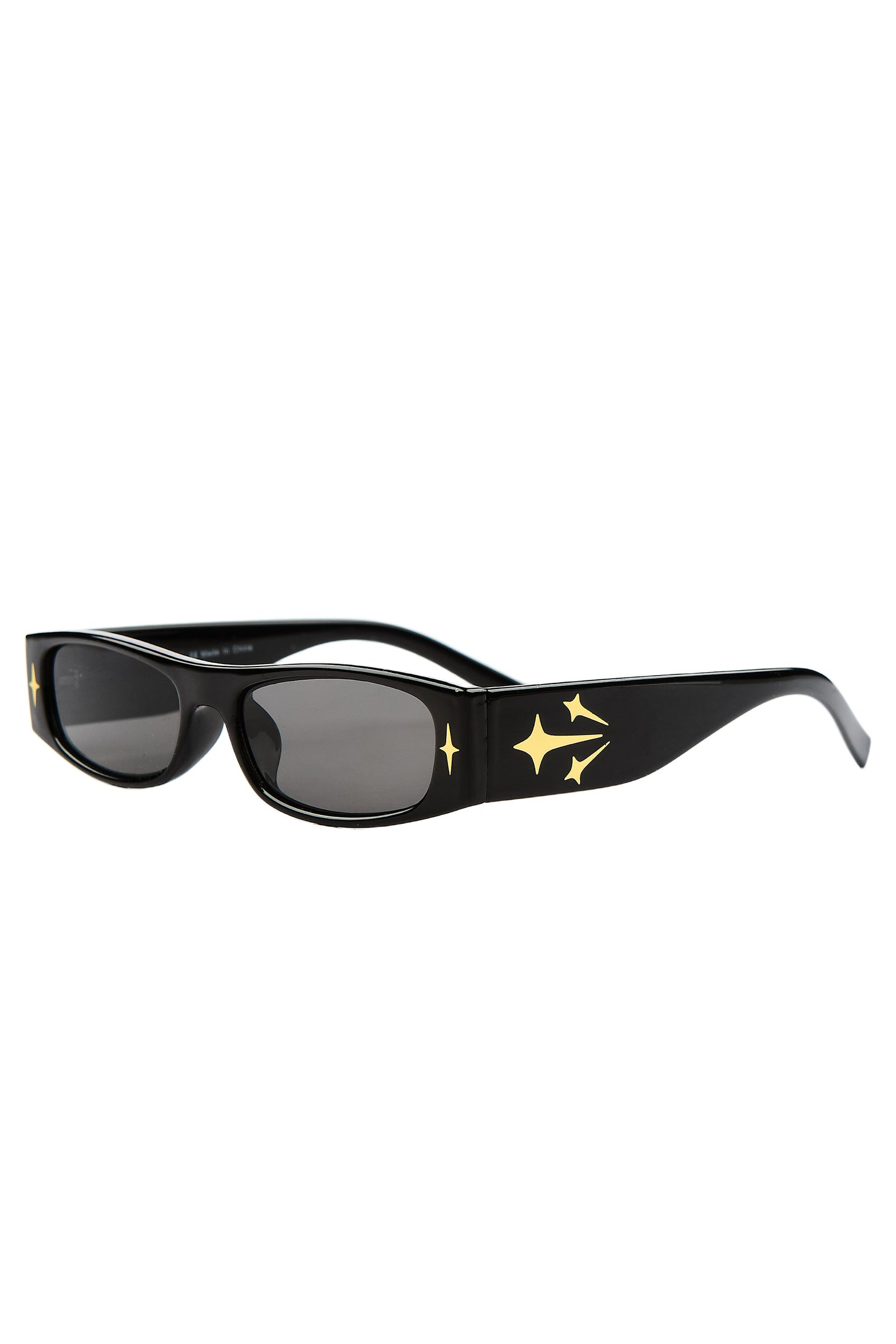 Sparker Black Square Rectangle Sunglass