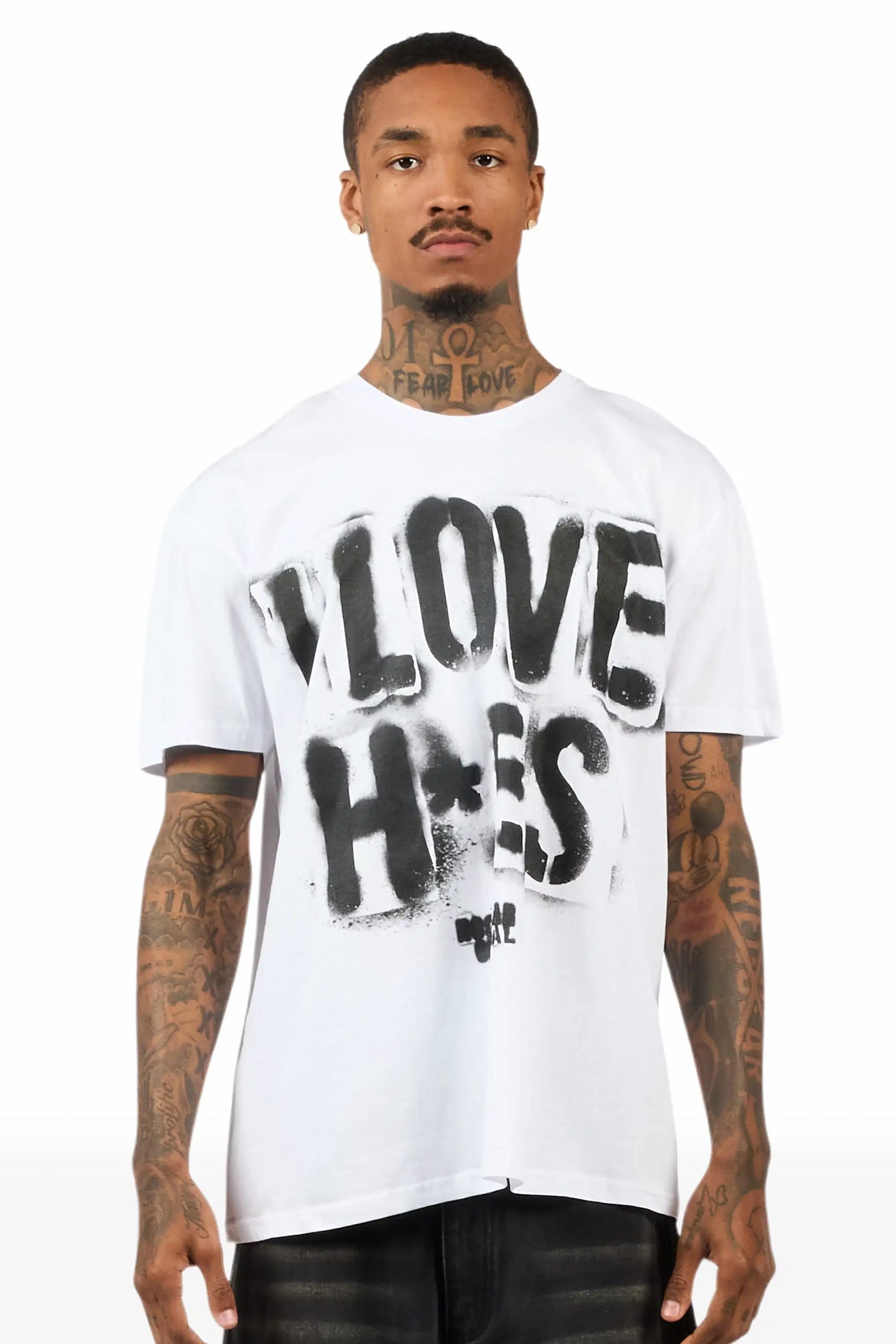 Banyan 2.0 White Oversized Graphic T-Shirt