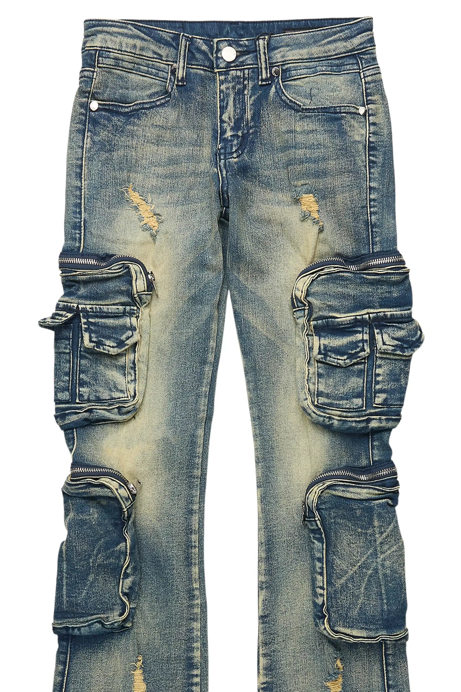 Girls Alisson Tint Stacked Flare Jean