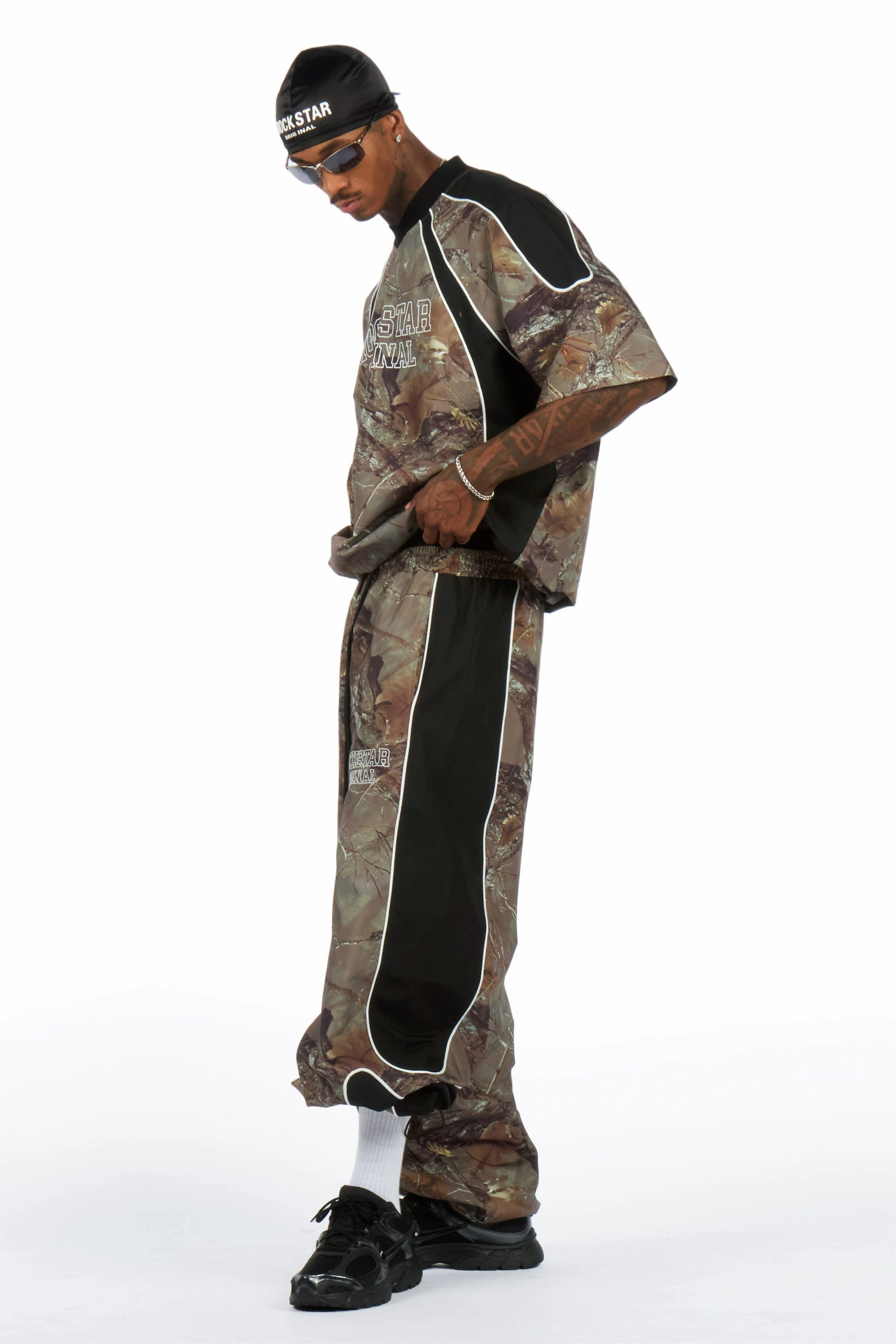 Finda Camo Windbreaker Teen Nylon Track Set