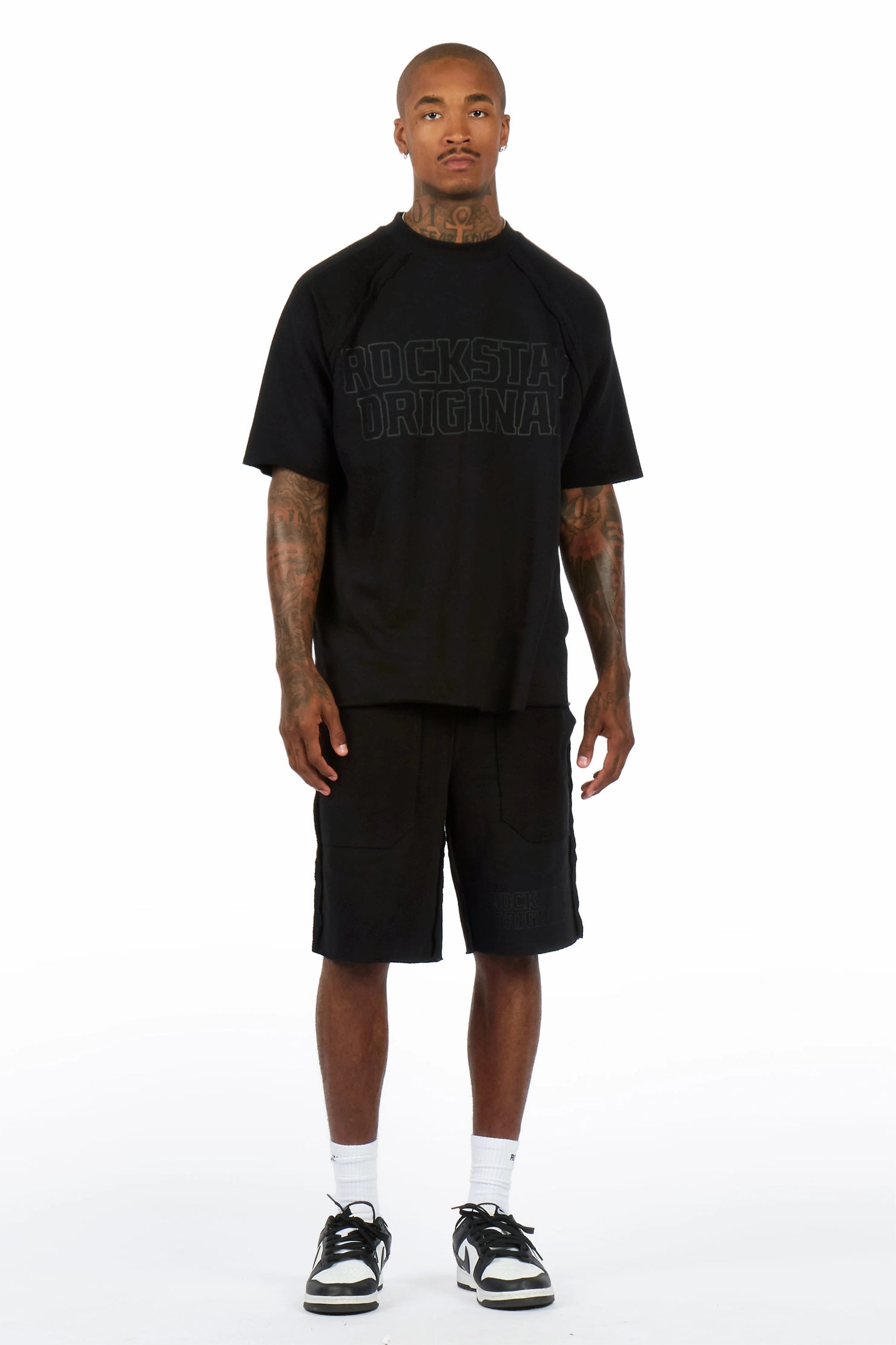 Essential Black T-Shirt/Short Set