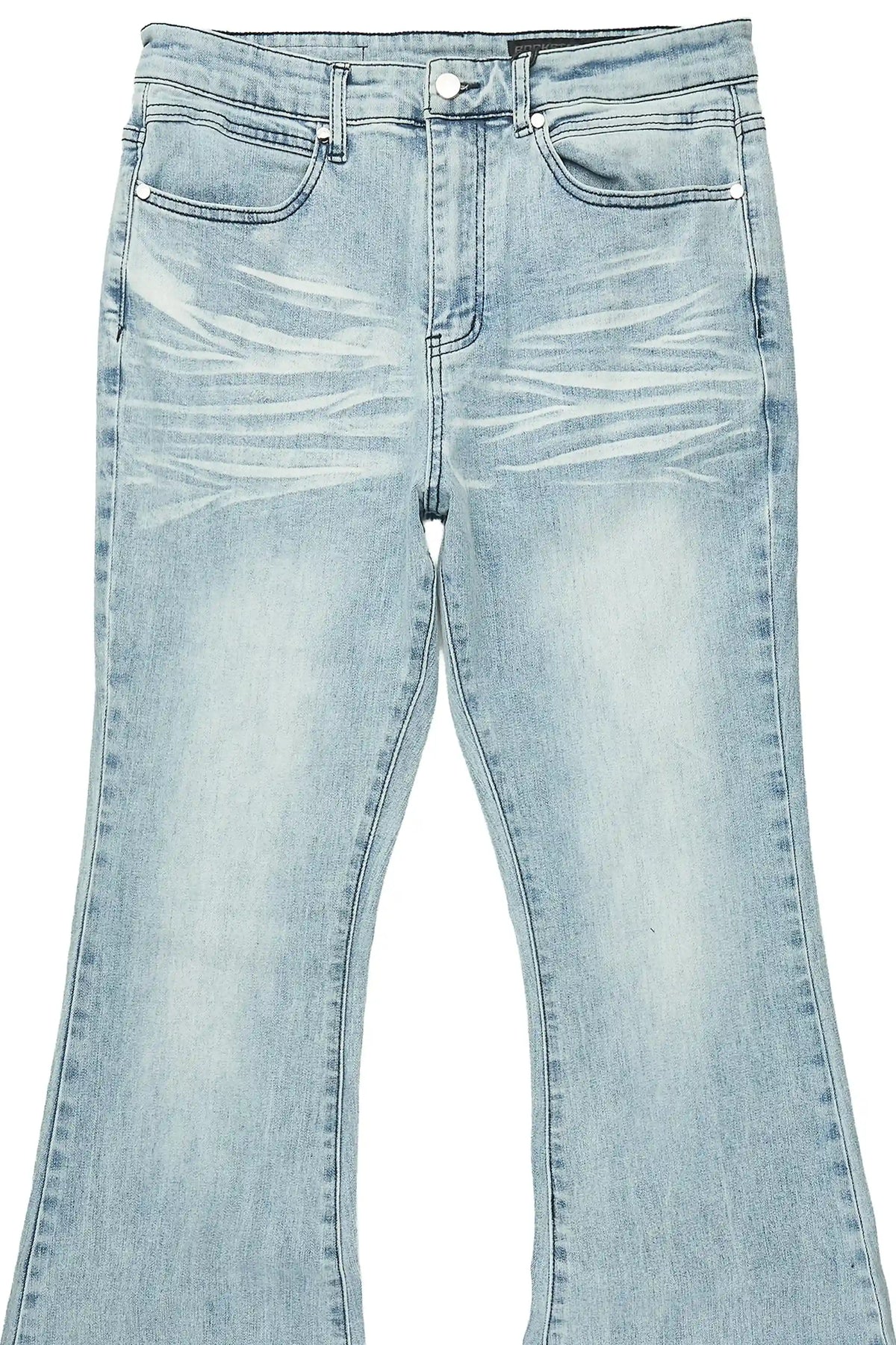 Lykes Light Blue Super Flare Jeans