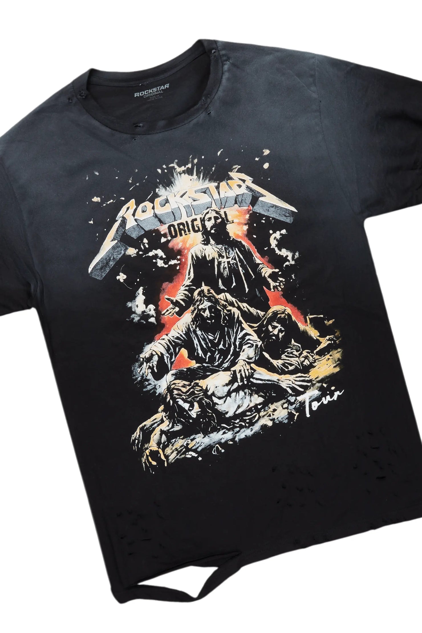 Akando Black T-Shirt & Baha Baggy Jean Bundle