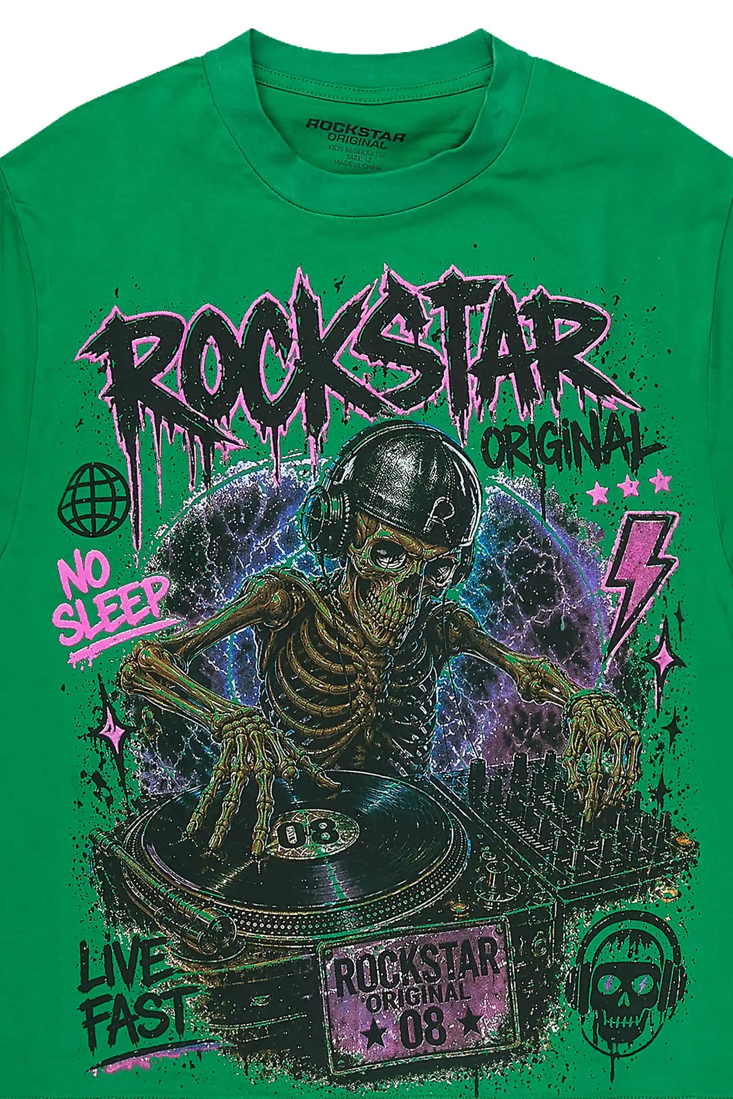 Boys Lance Green Graphic T-Shirt